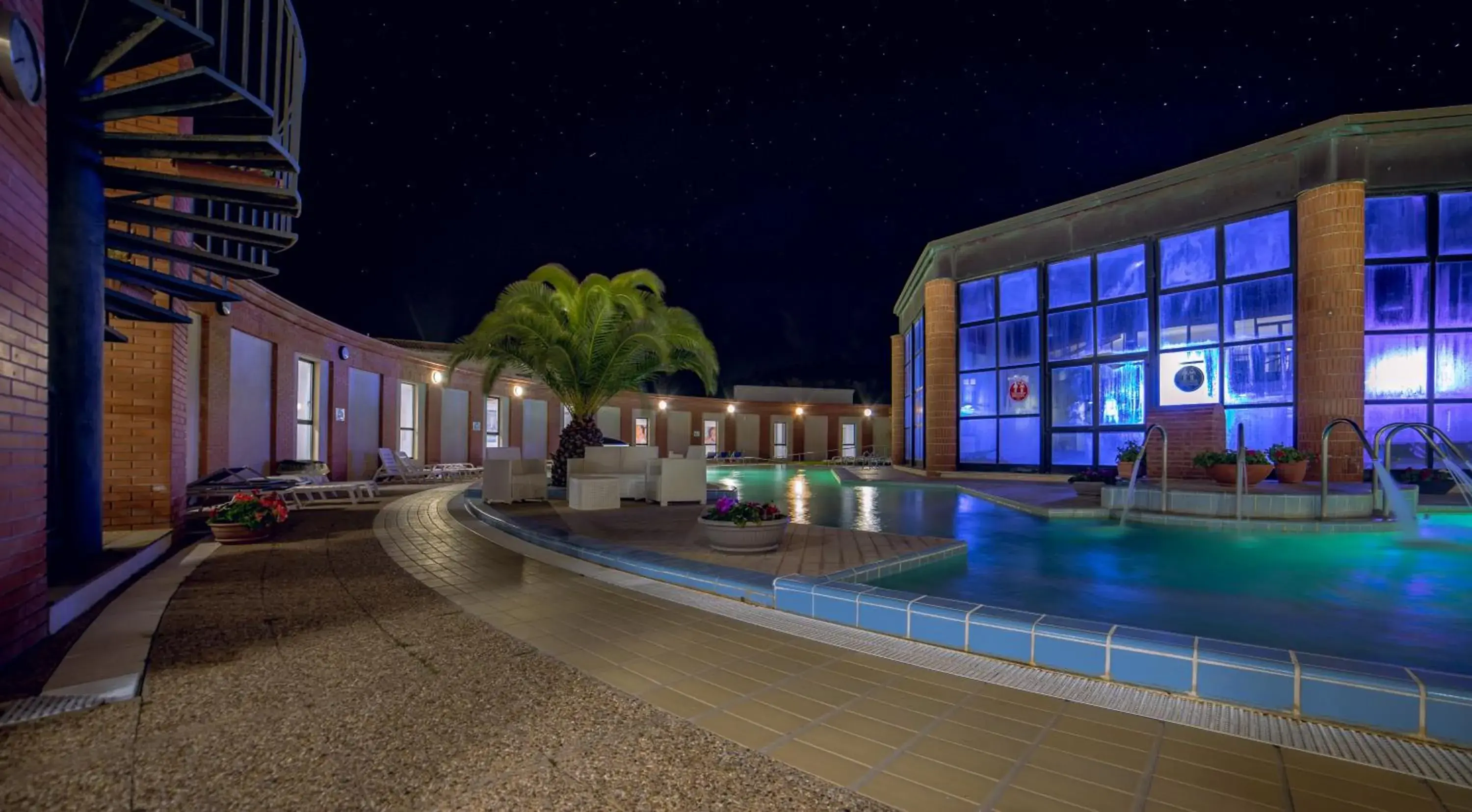 Pool view in Sardegna Termale Hotel&SPA Pool view in Sardegna Termale Hotel&SPA