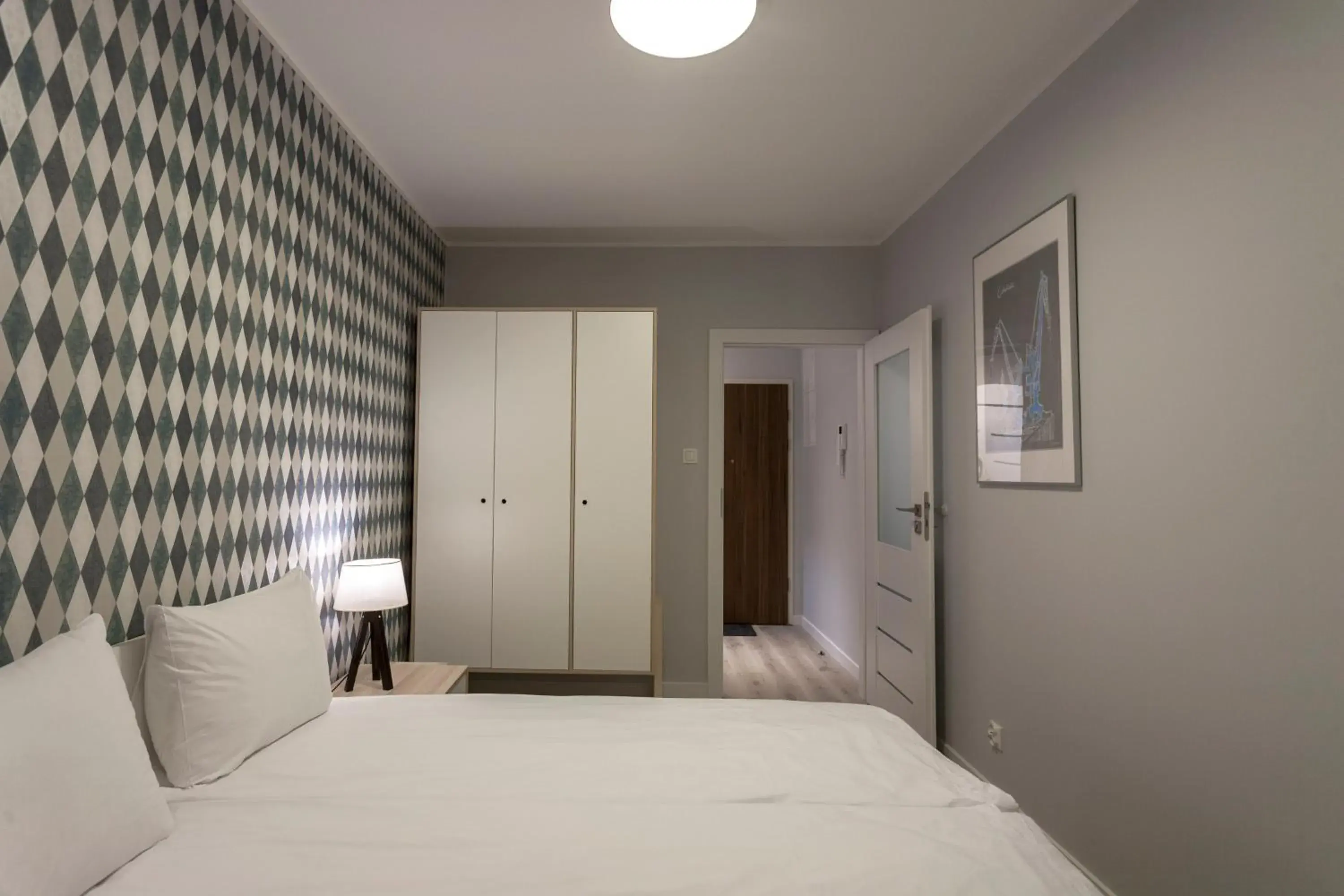 Bedroom, Bed in GRANO APARTMENTS Gdansk Nowa Motlawa SPA & Wellness