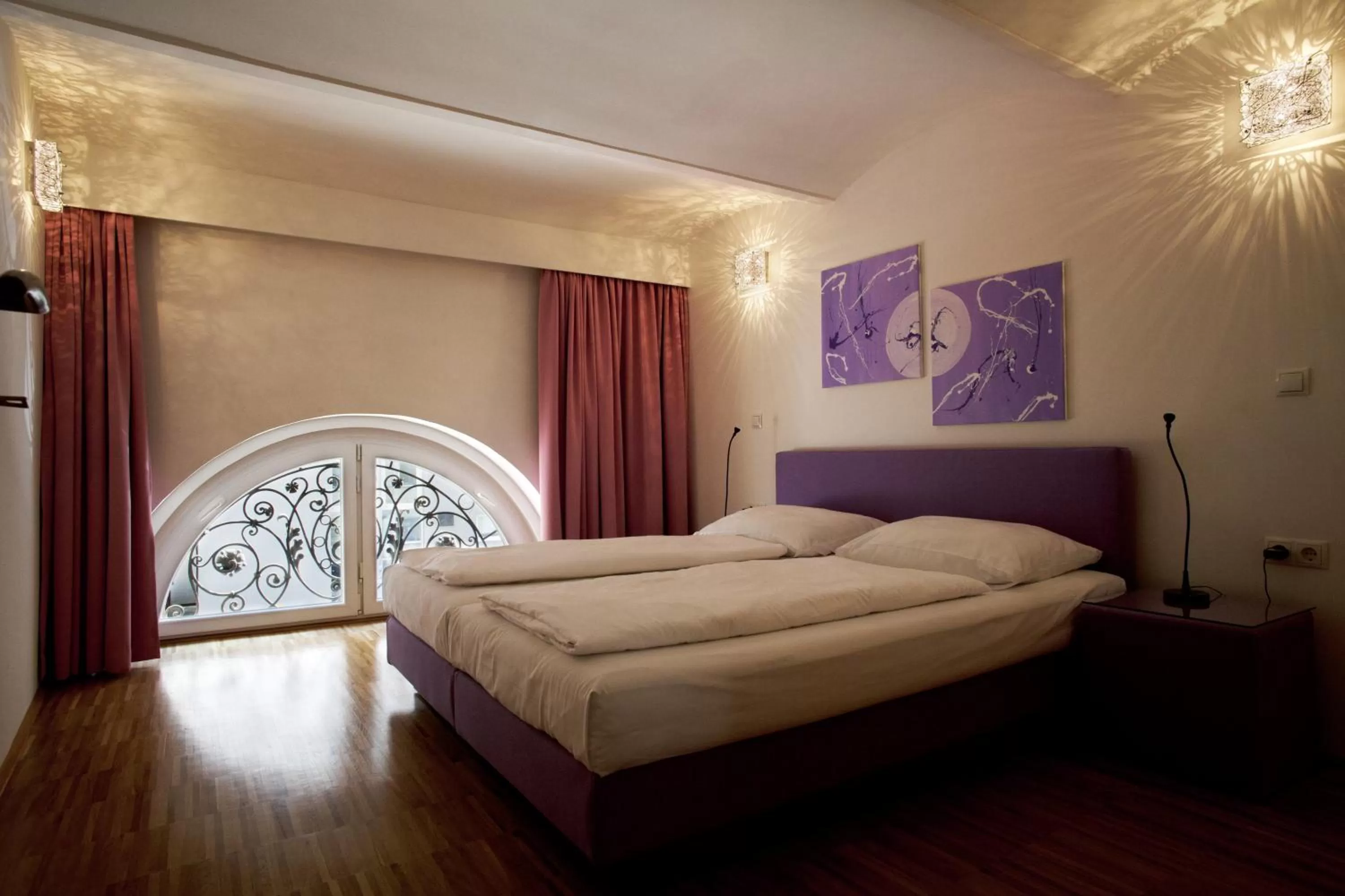 Bedroom, Bed in Pension Pharmador