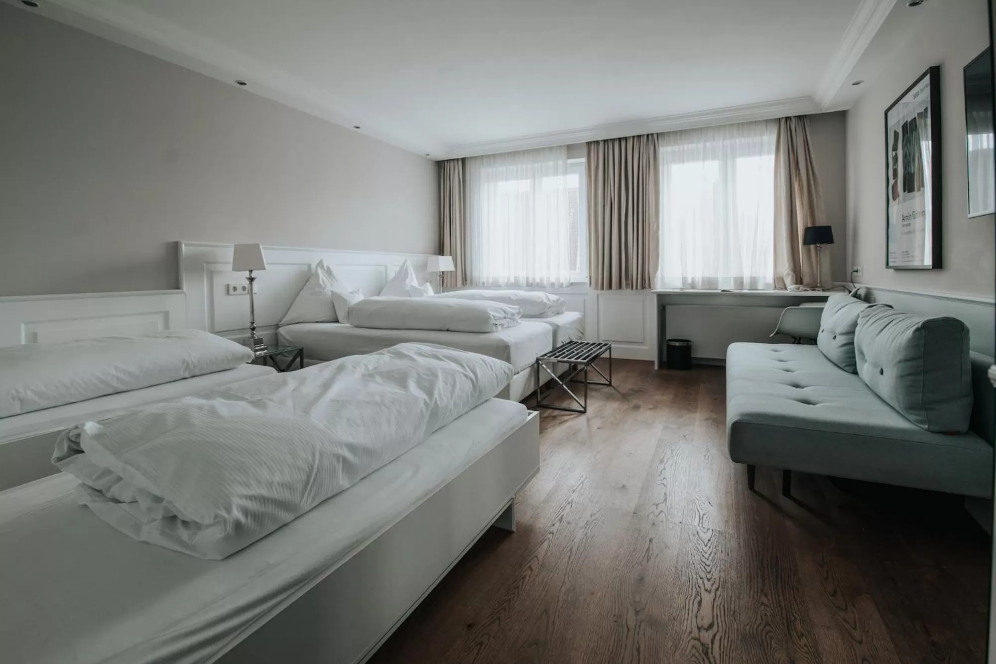 Seating area, Bed in Boutique Hotel am Rathaus - Reblaus