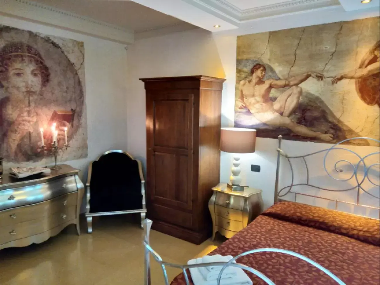 Bed in Hotel Villa Antica Tropea