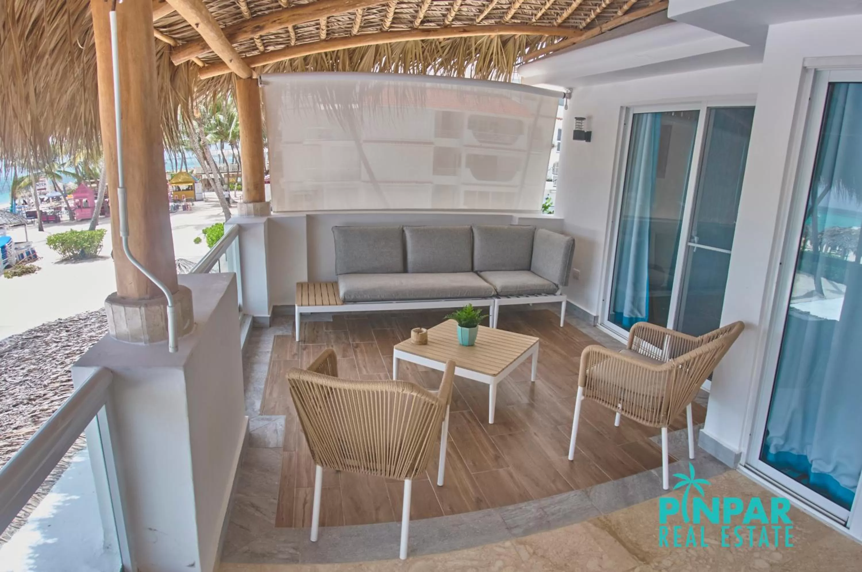 Seating Area in Villa Blanca Beach Club
