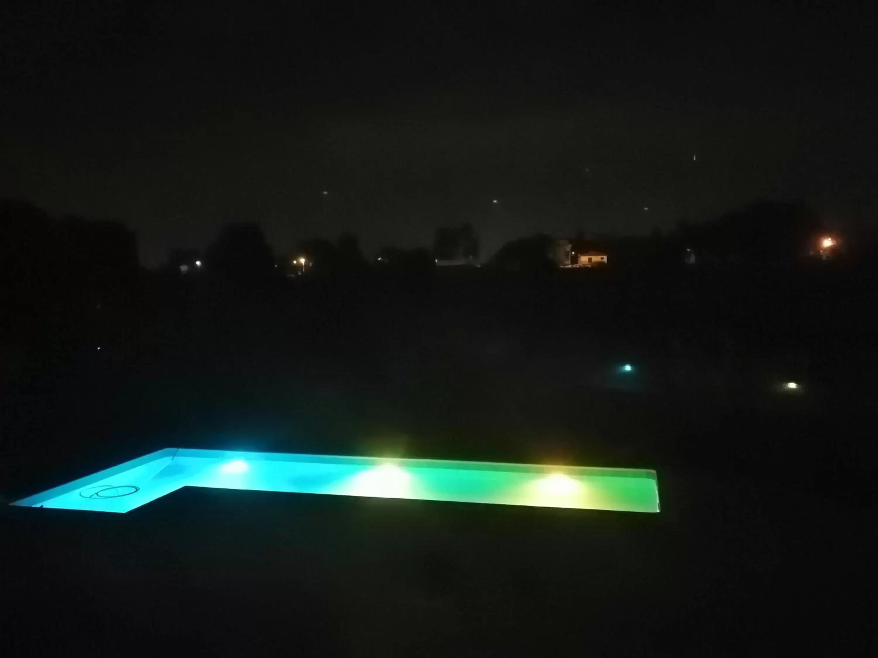 Night, Swimming Pool in B&B Villa Branca Barreiros AL98139