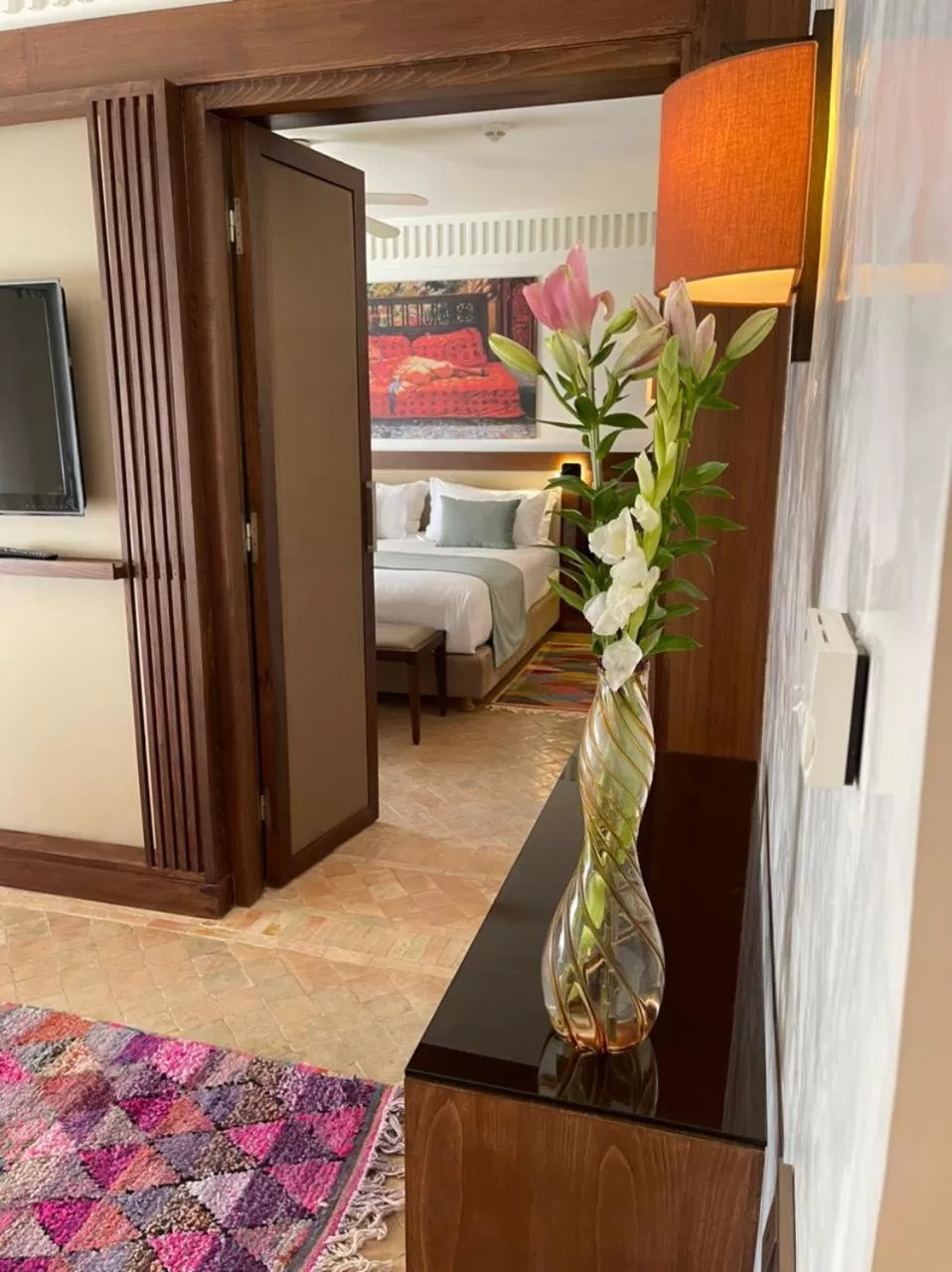 Bedroom, Bed in Les Jardins De La Koutoubia