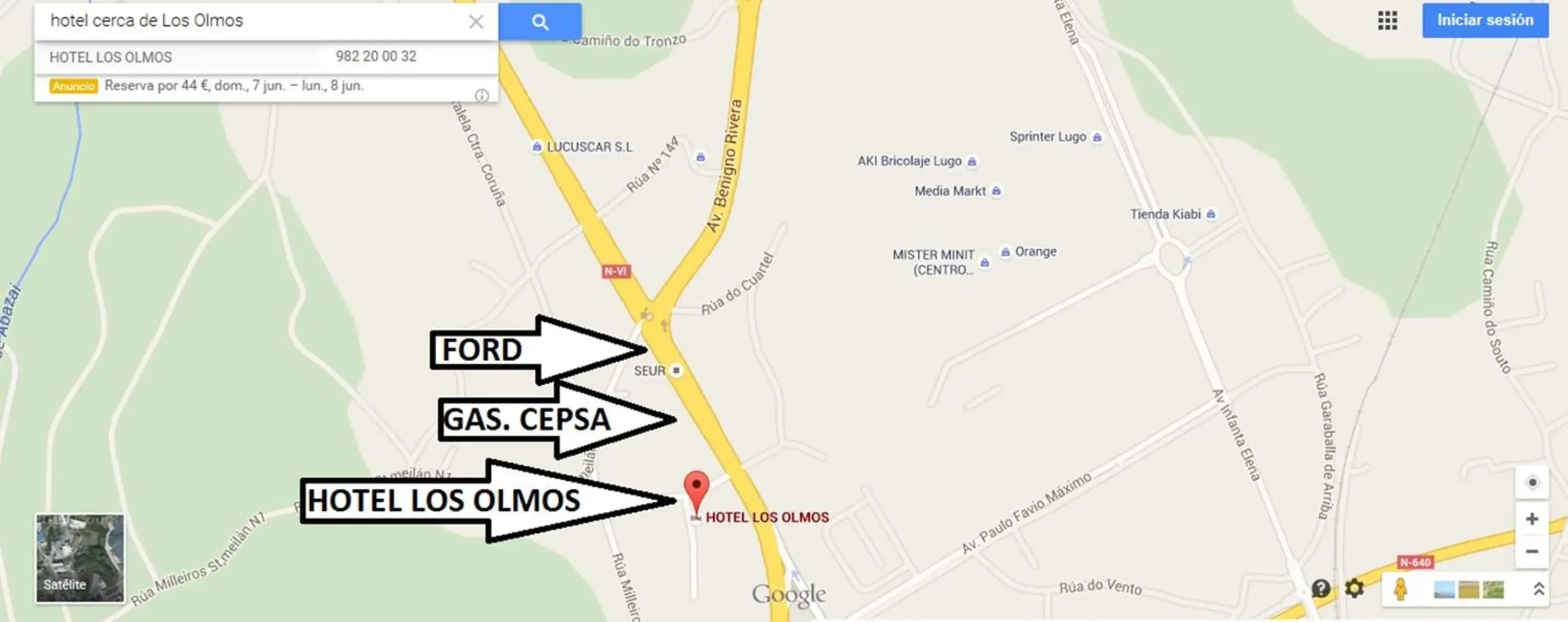 Bird's eye view in Hotel Los Olmos Bird's eye view in Hotel Los Olmos