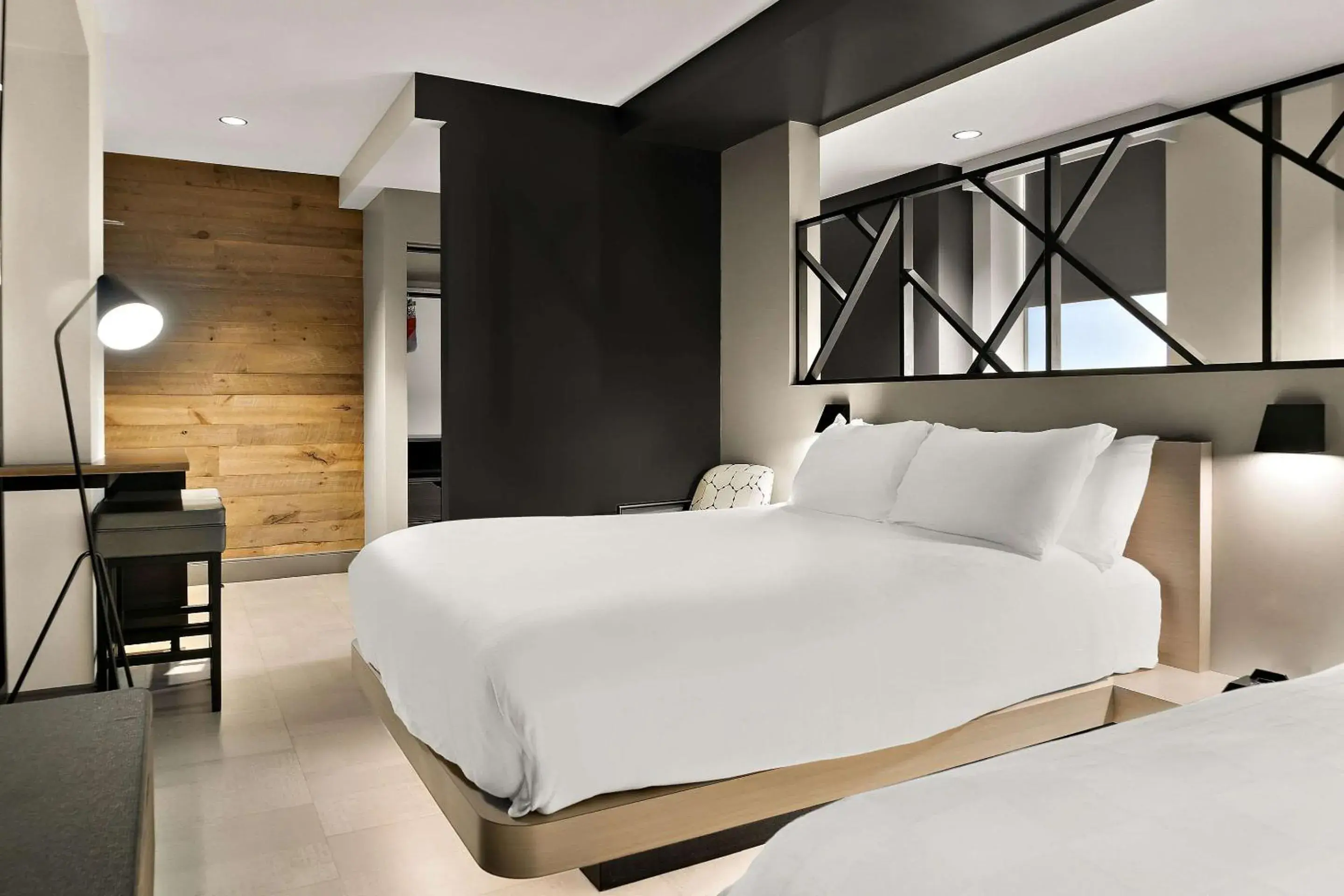 Bedroom, Bed in CityFlatsHotel - Port Huron, Ascend Hotel Collection