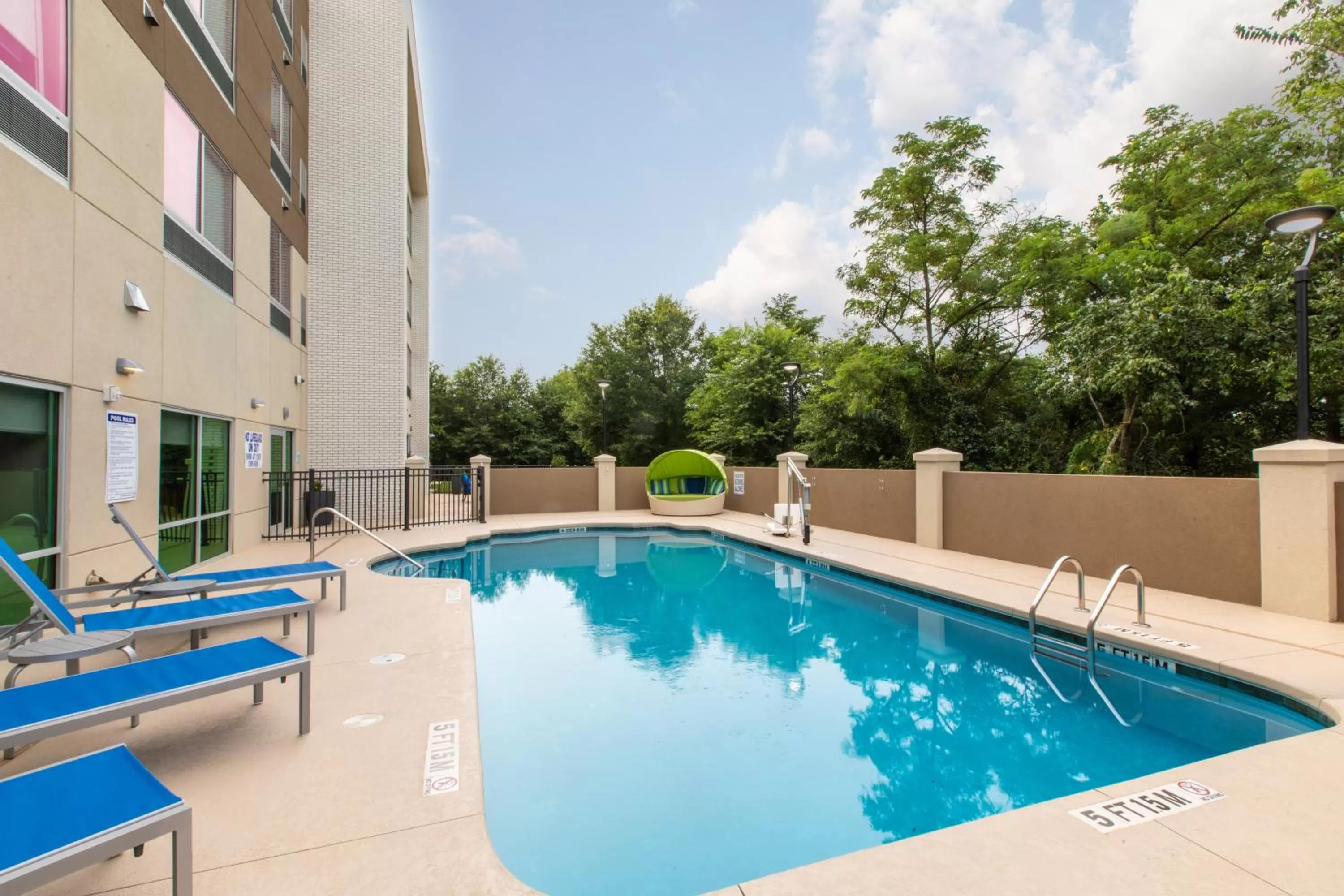 Swimming pool in Holiday Inn Express & Suites Greenville S - Piedmont by IHG