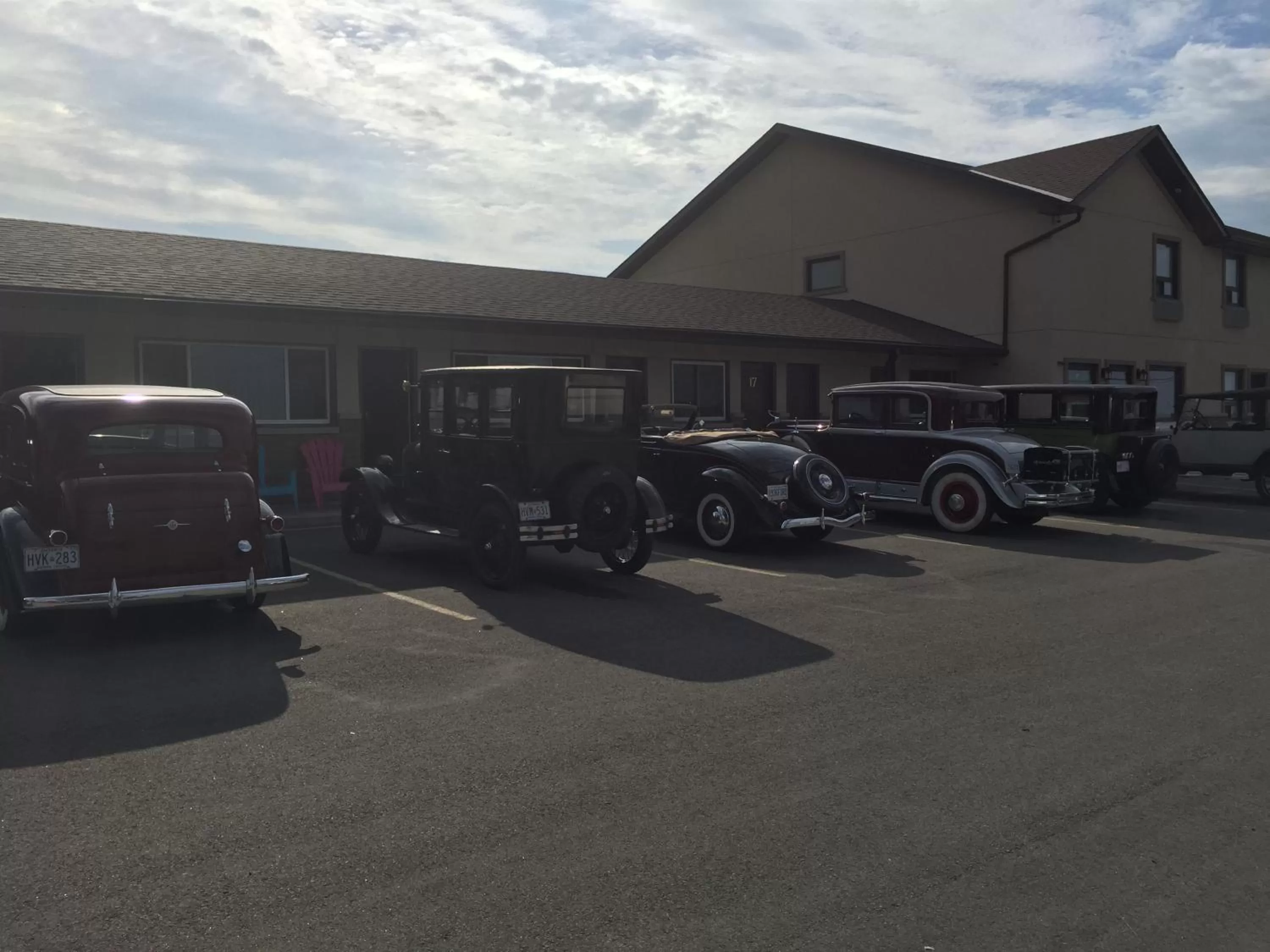 Property building in Masterson's Motel