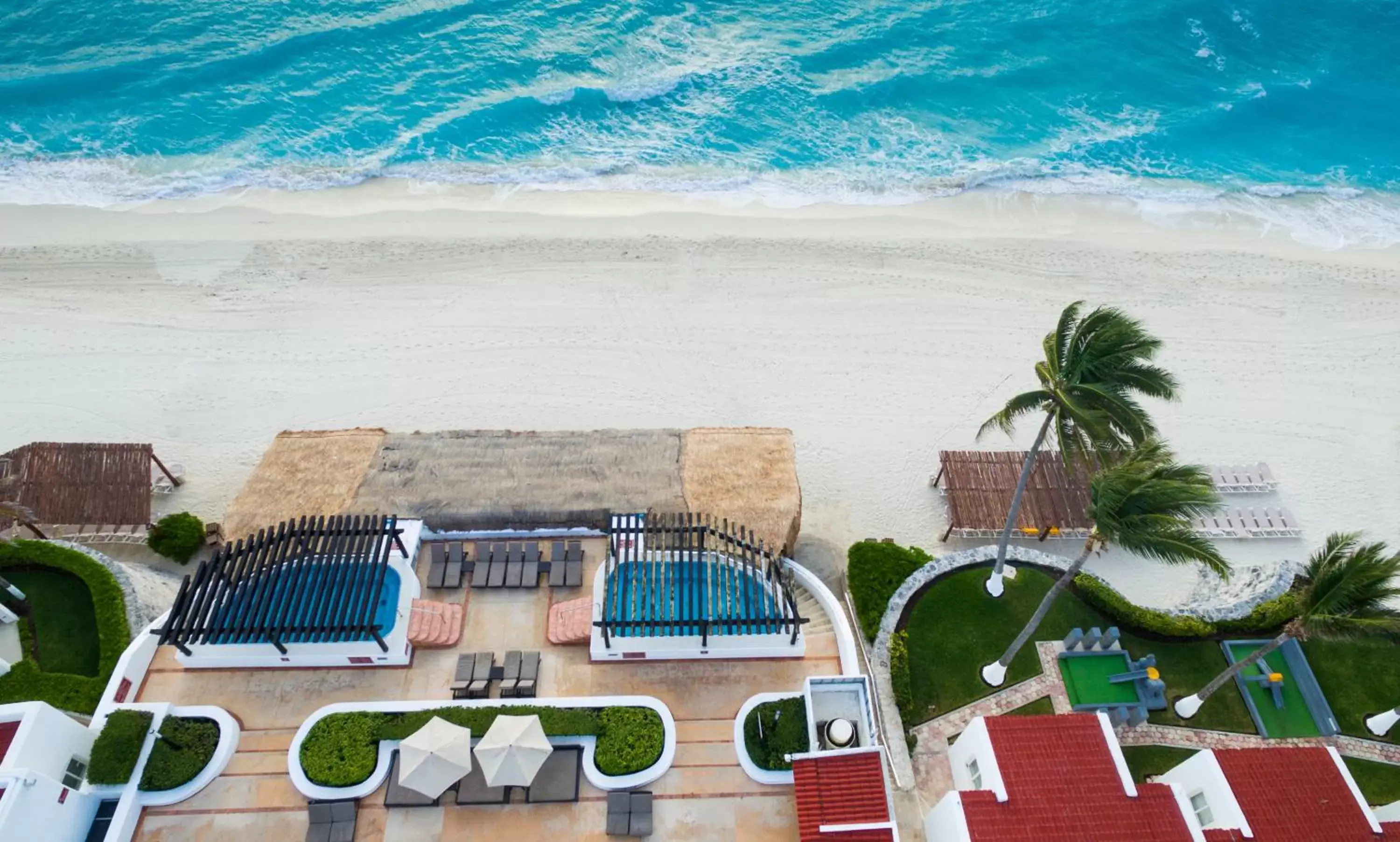 Beach, Bird's-eye View in GR Caribe Deluxe By Solaris All Inclusive