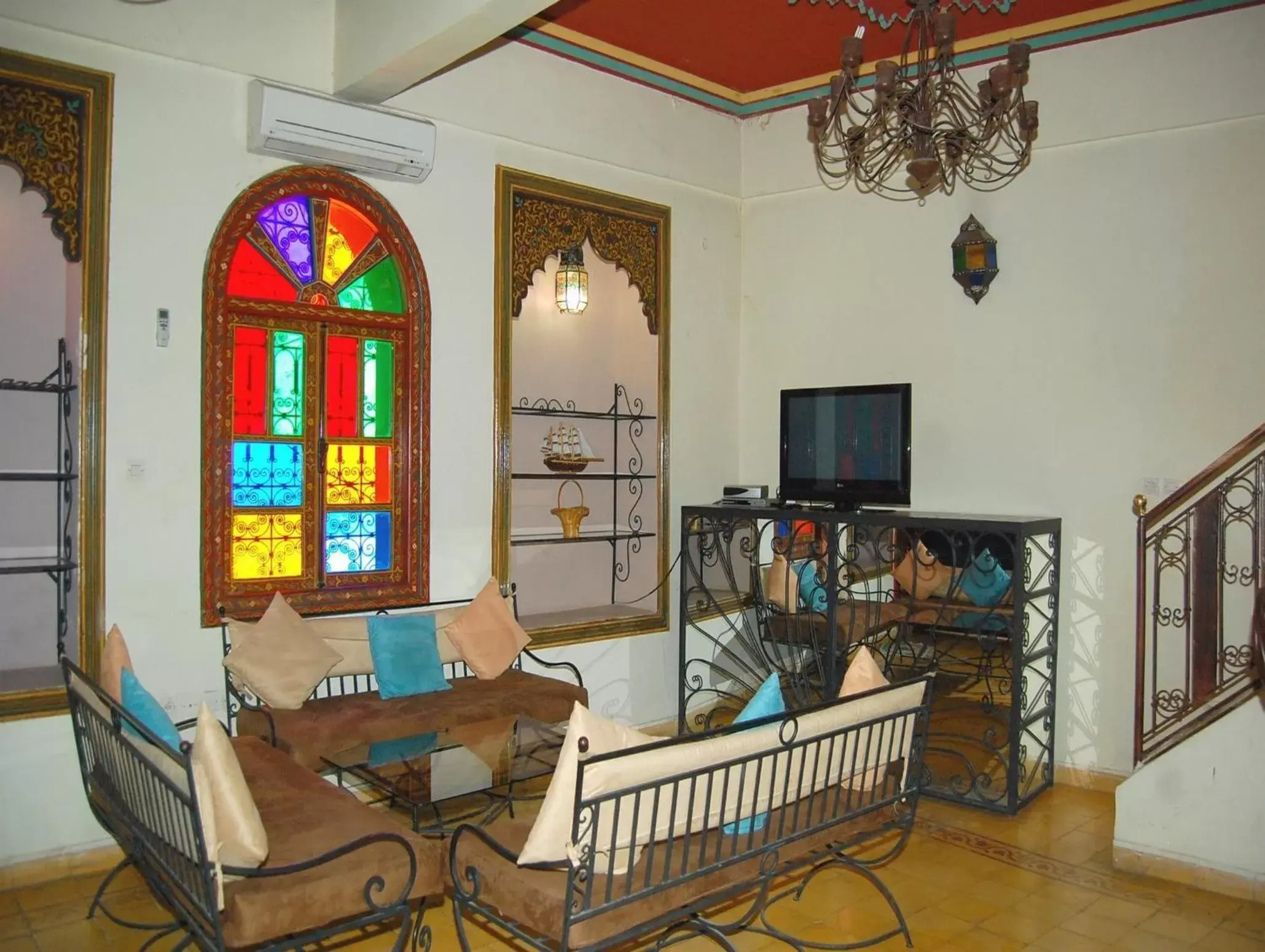 TV and multimedia, Seating Area in Résidence Miramare Marrakech