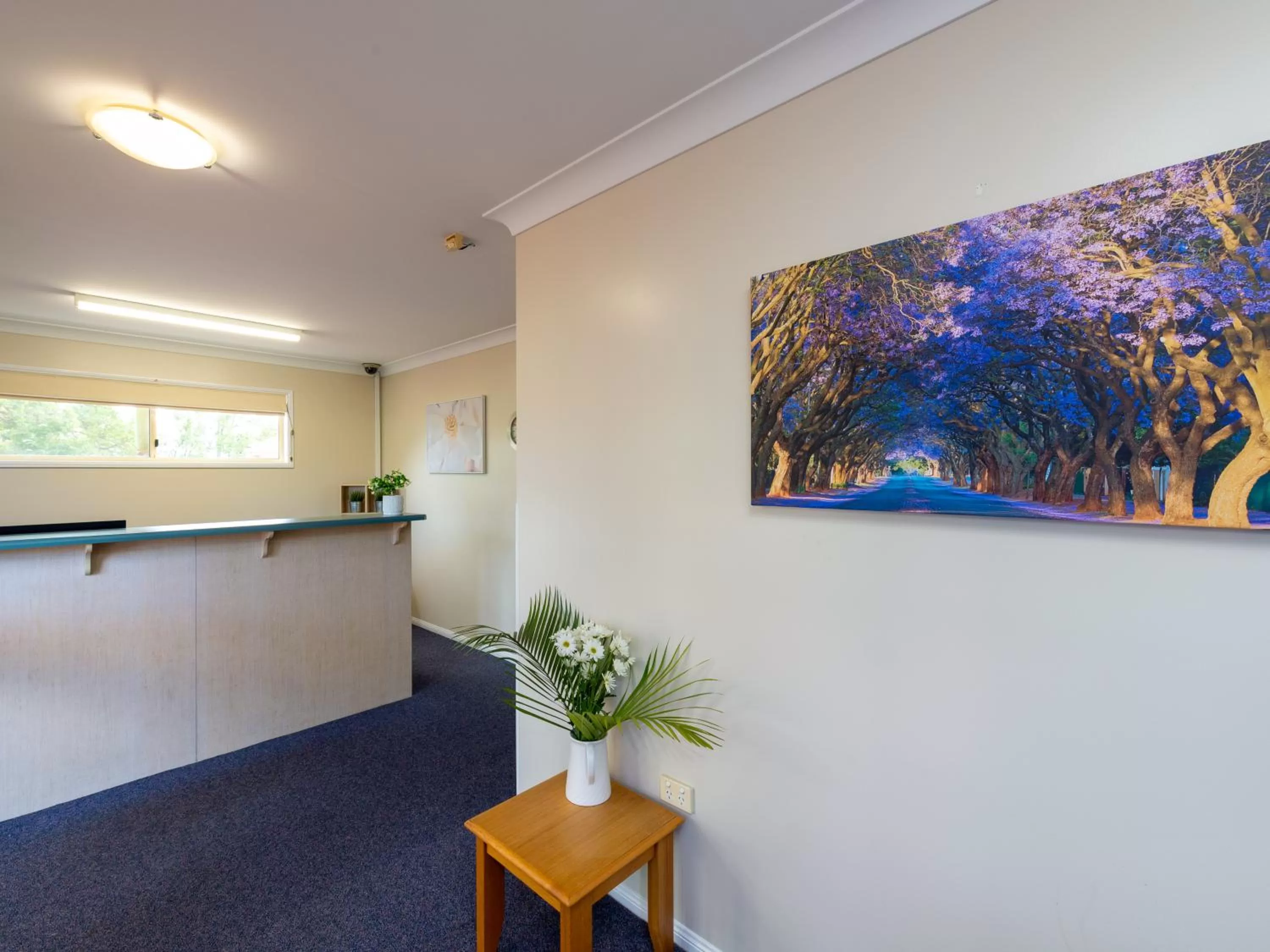 Lobby or reception in Villa Nova Motel