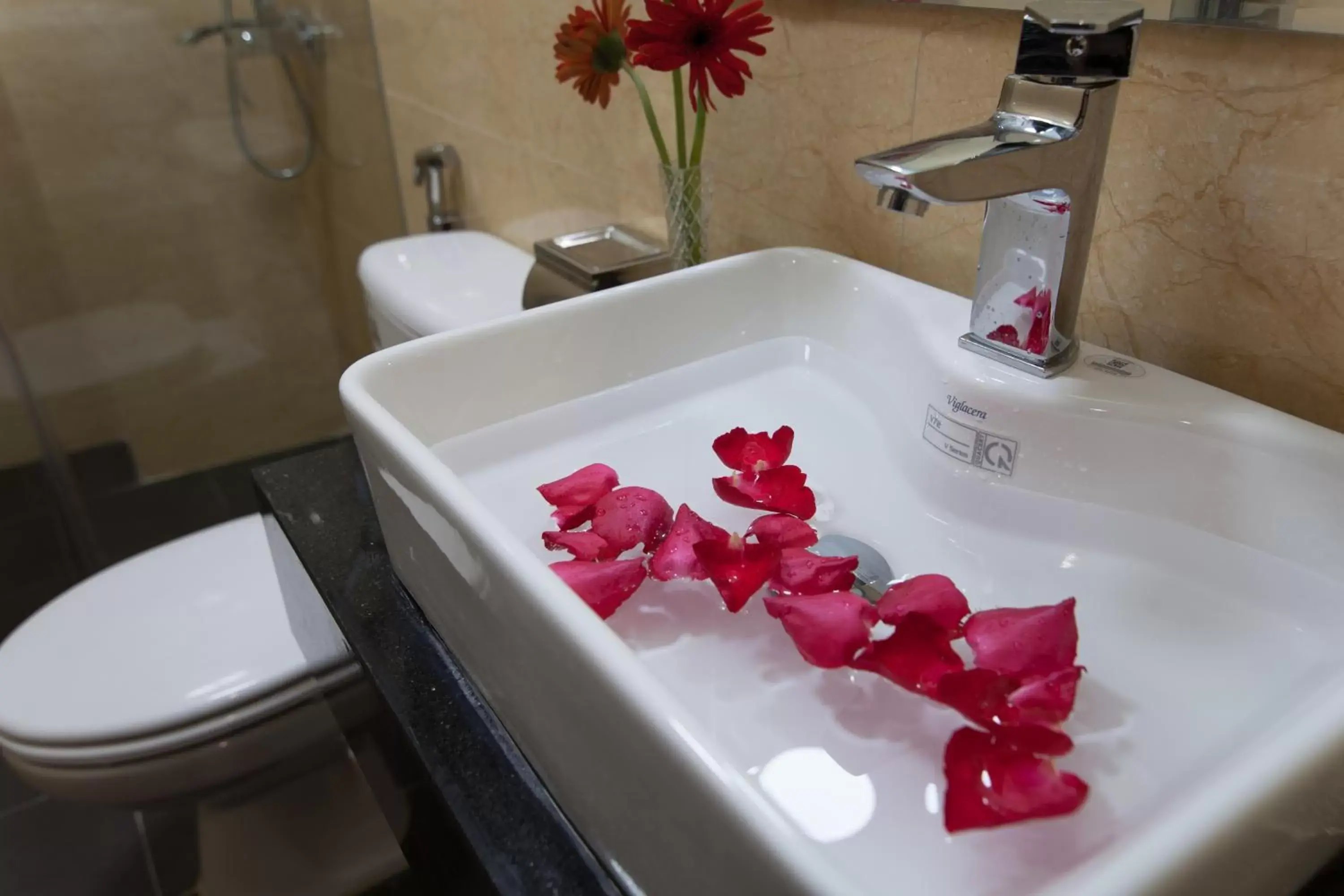 Bathroom in Hanoi Elpis Hotel