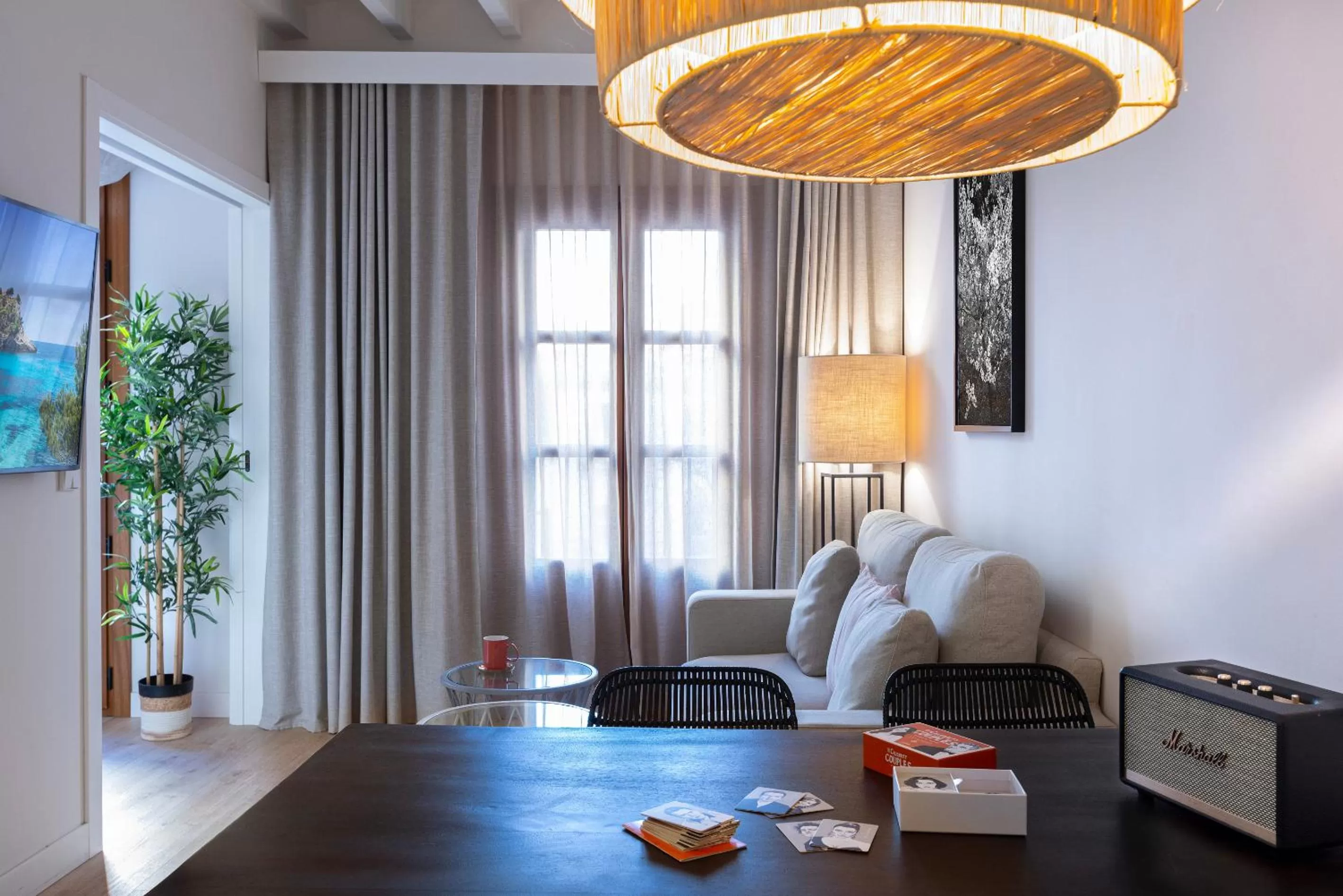 Living room in Samaritana Suites