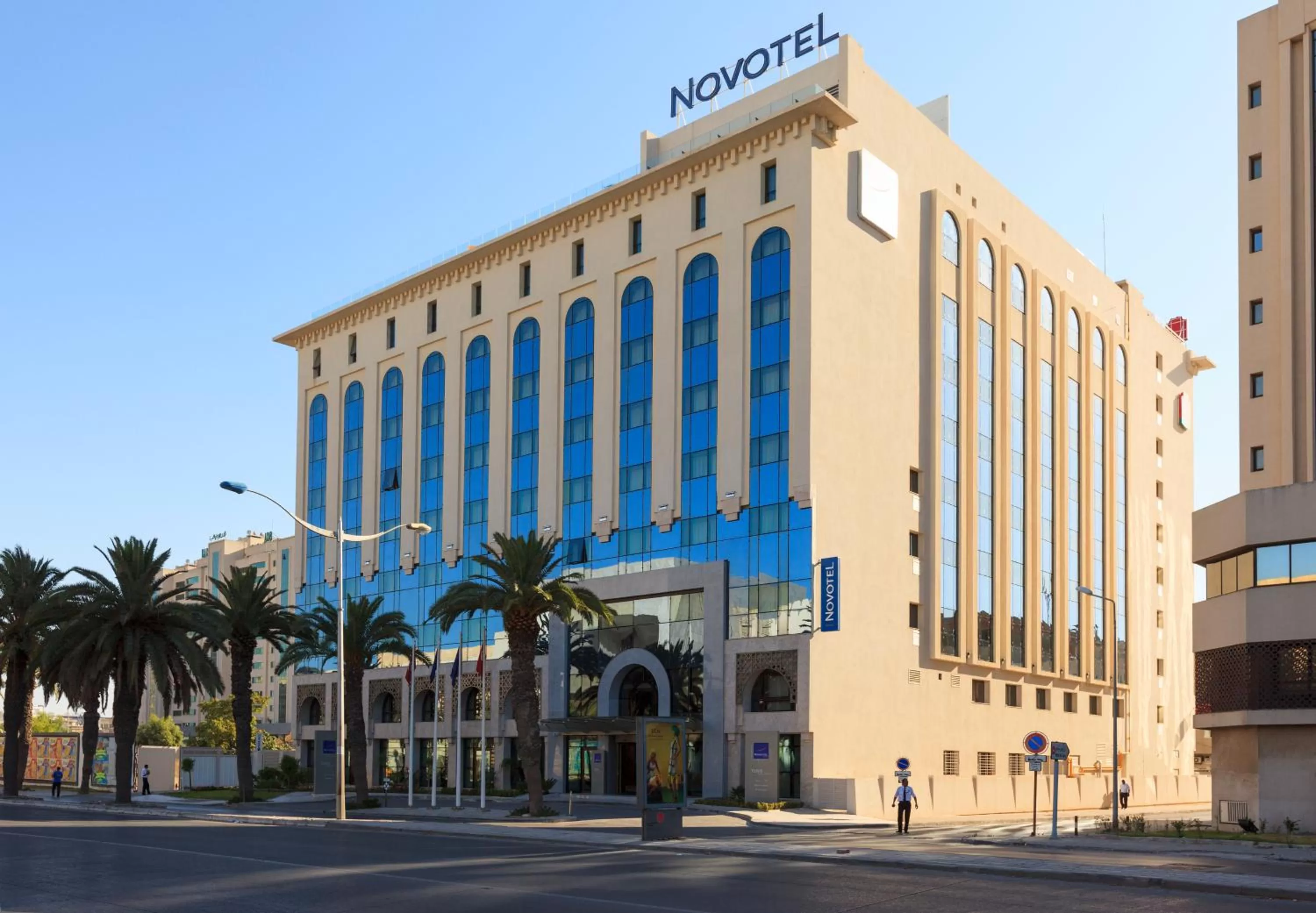 Facade/entrance in Novotel Tunis