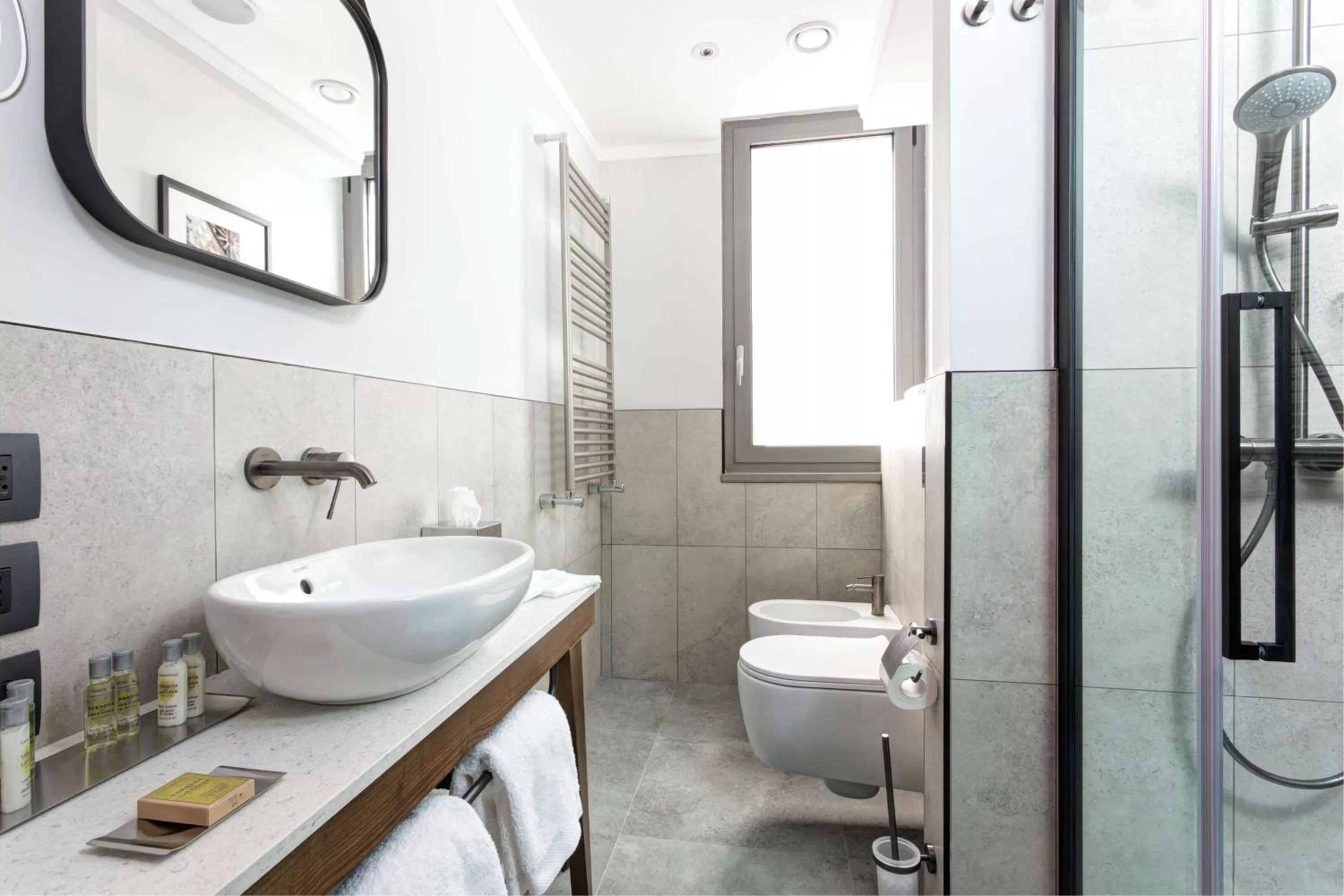 Bathroom in DoubleTree By Hilton Rome Monti