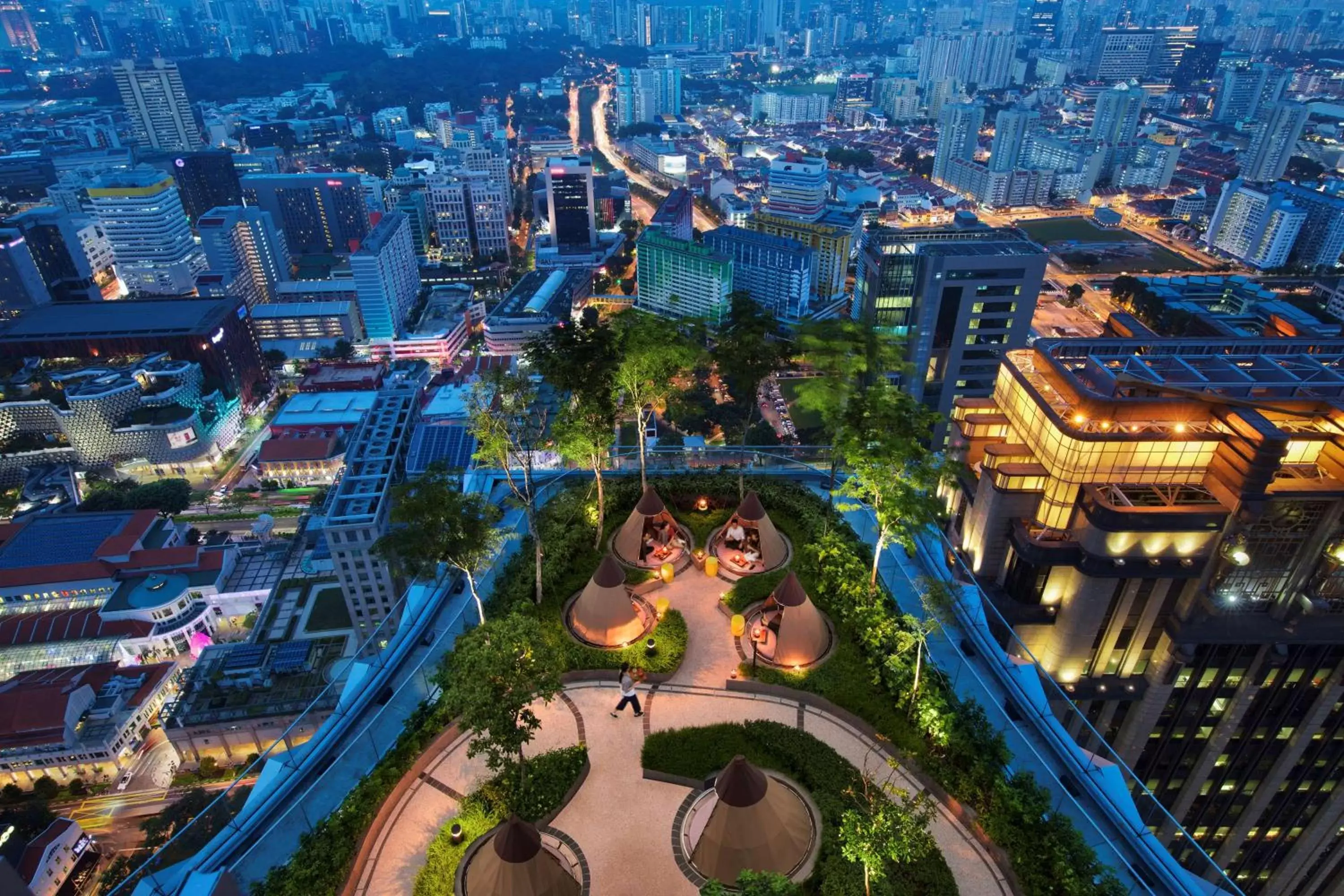 On site, Bird's-eye View in Andaz Singapore A Concept by Hyatt