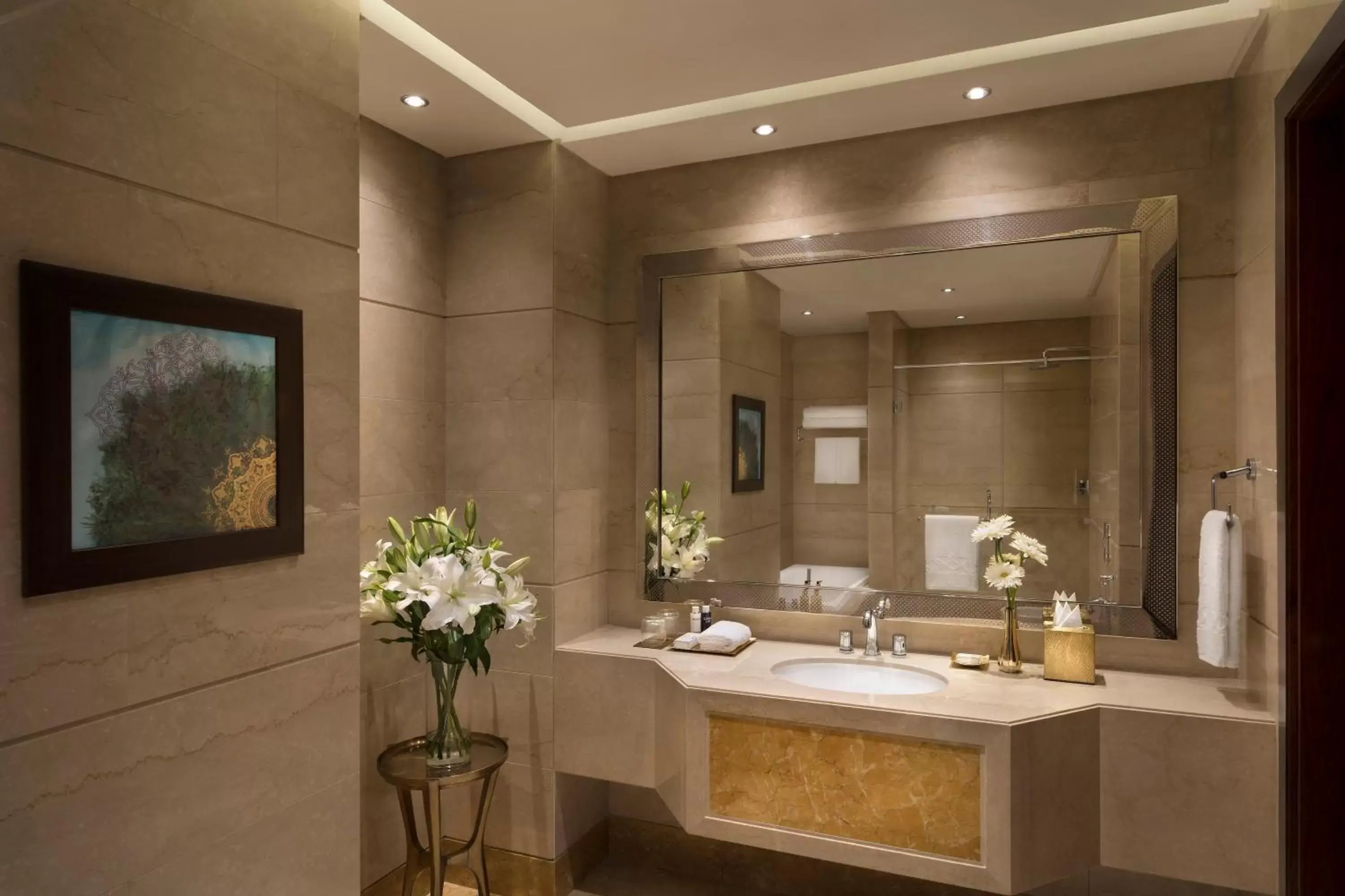 Bathroom in Al Najada Doha Hotel by Tivoli