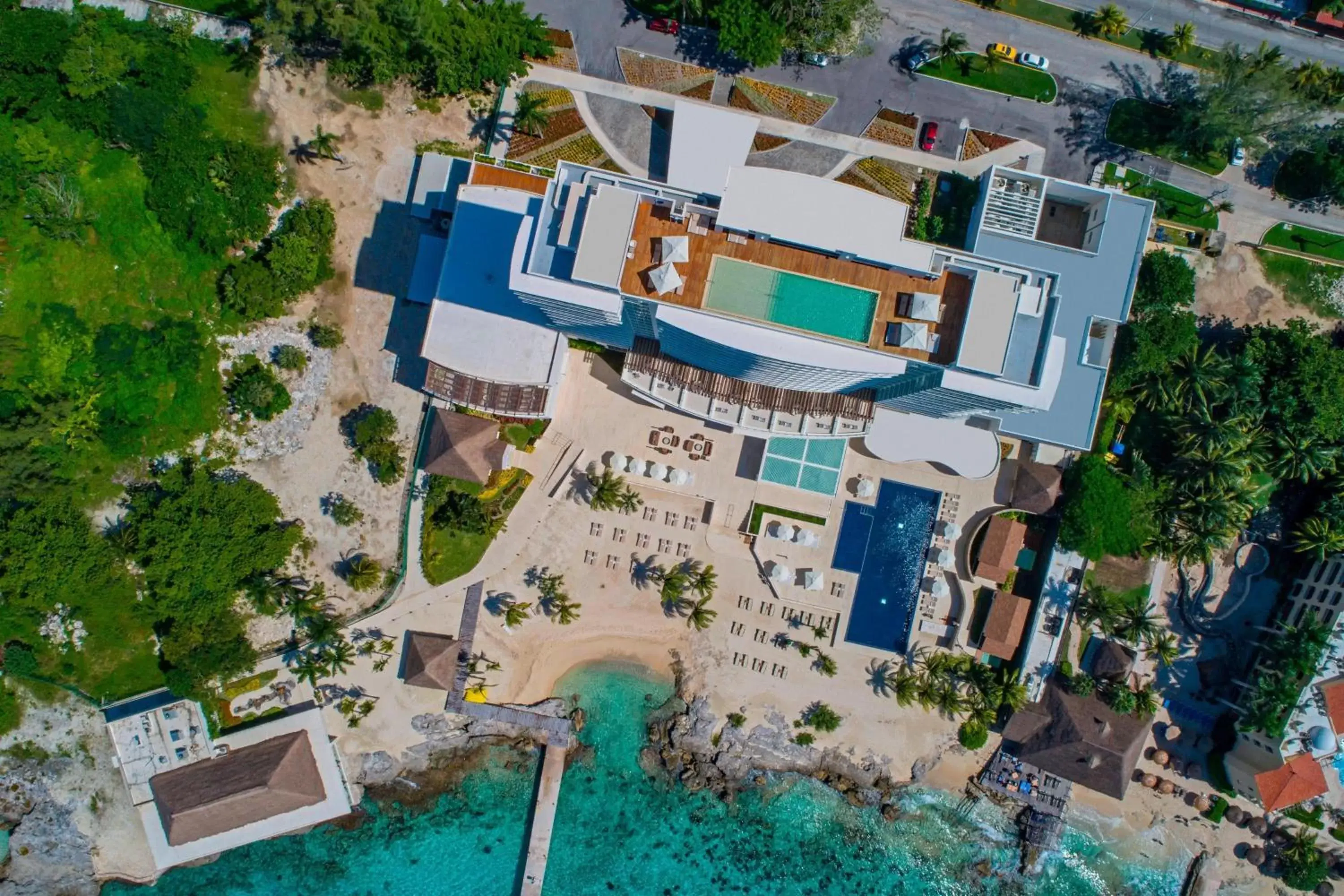 Property building, Bird's-eye View in The Westin Cozumel