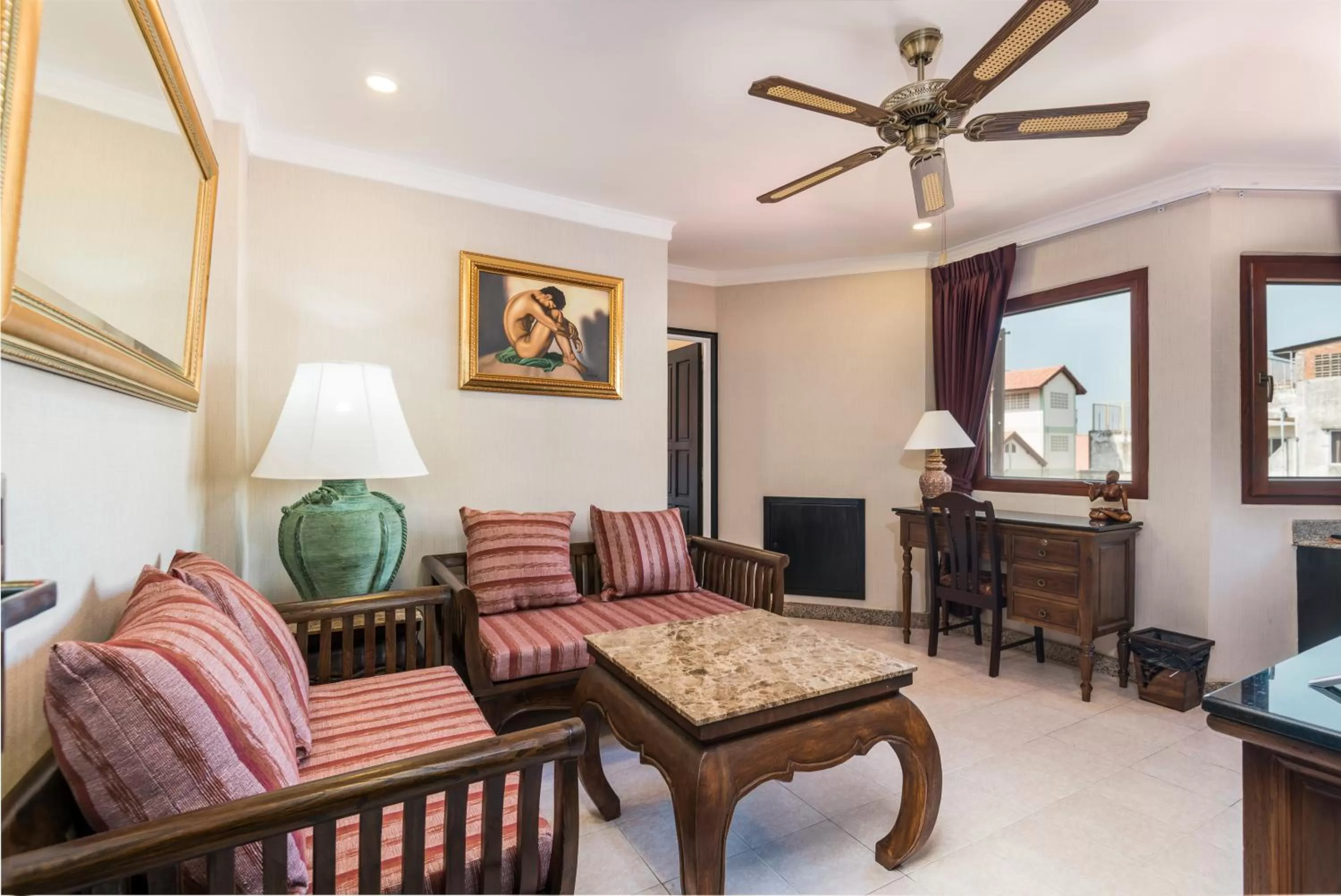 Living room in The Ambiance Hotel