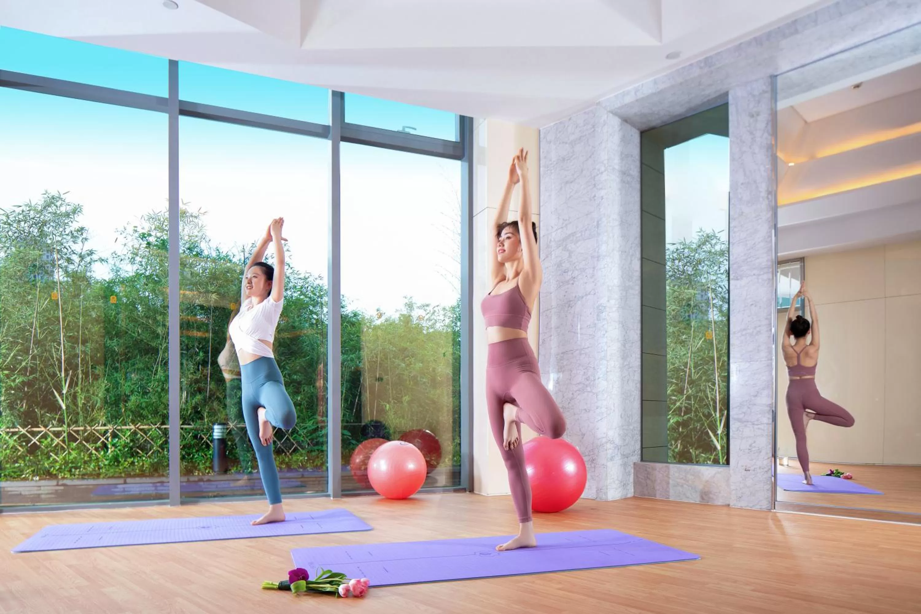 Fitness centre/facilities in Pan Pacific Serviced Suites Ningbo