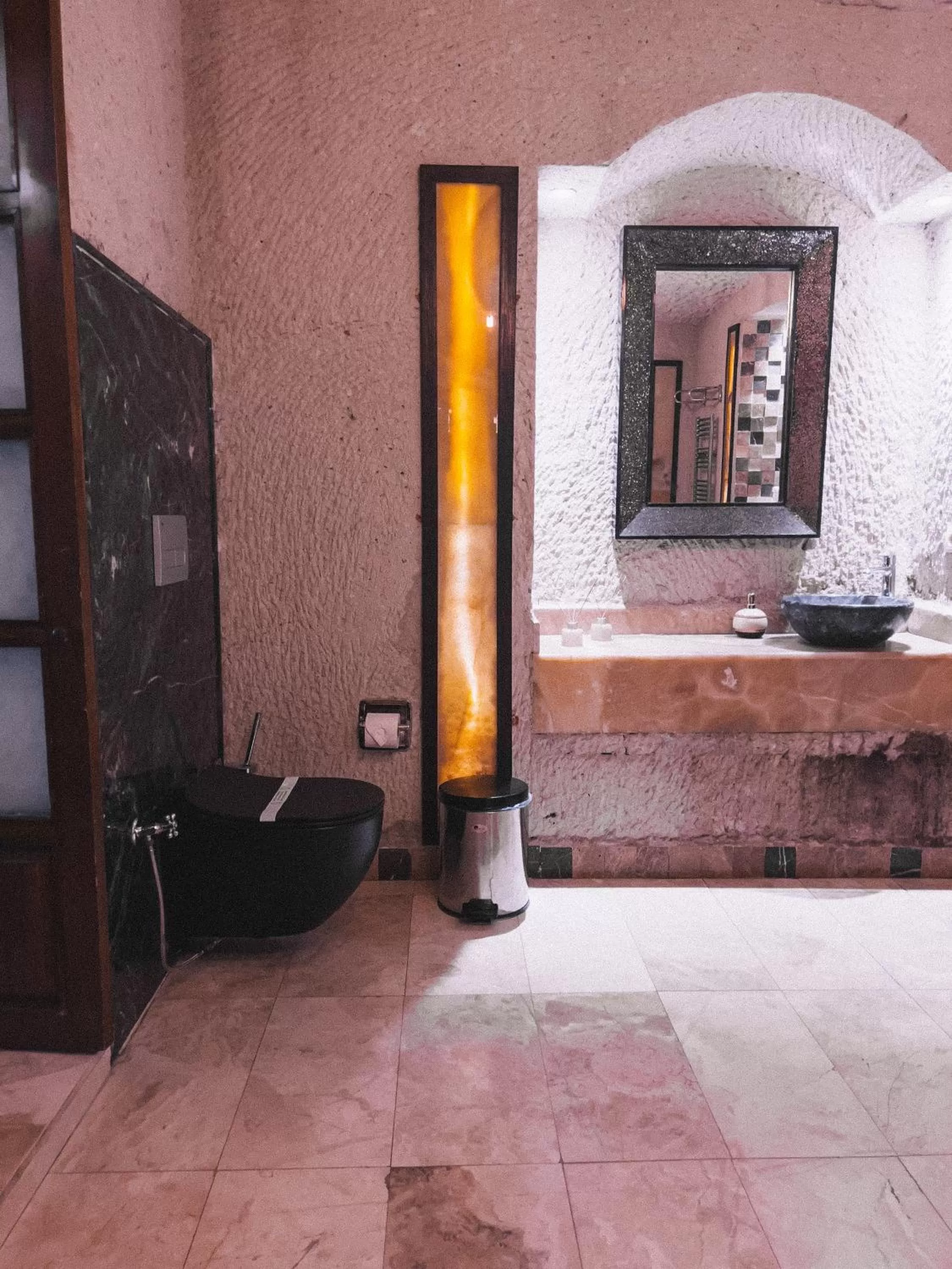 Bathroom in Local Cave House