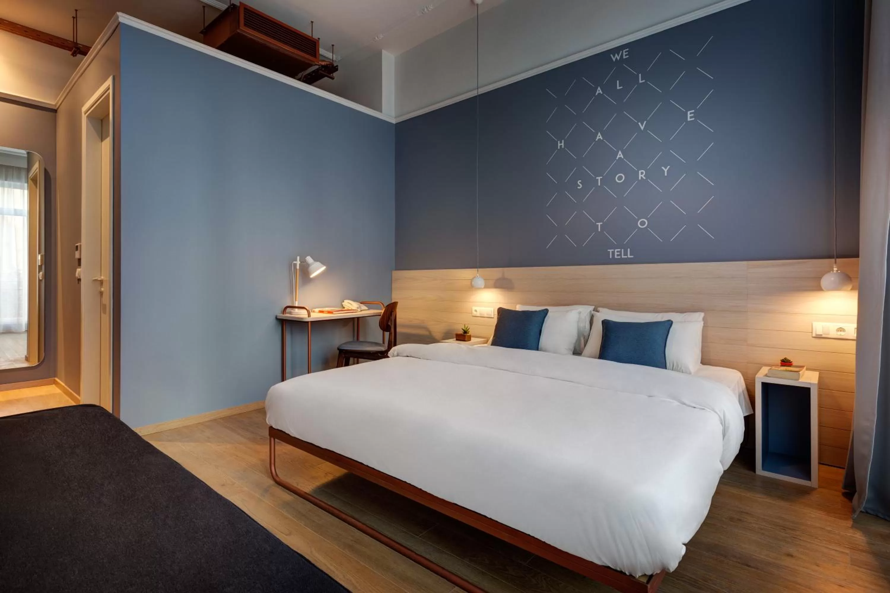 Living room, Bed in Colors Urban Hotel Thessaloniki