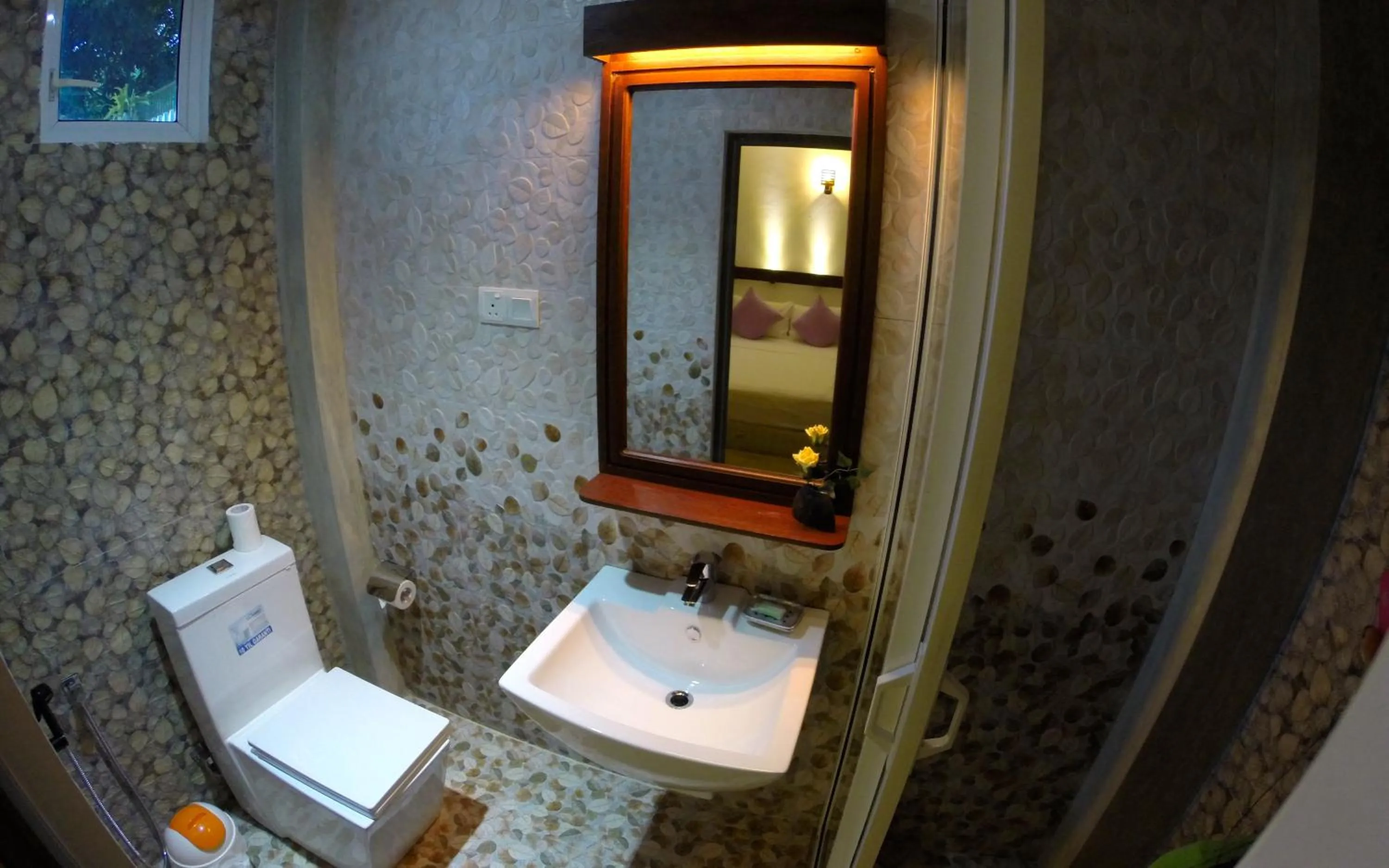 Shower in Winter Villa