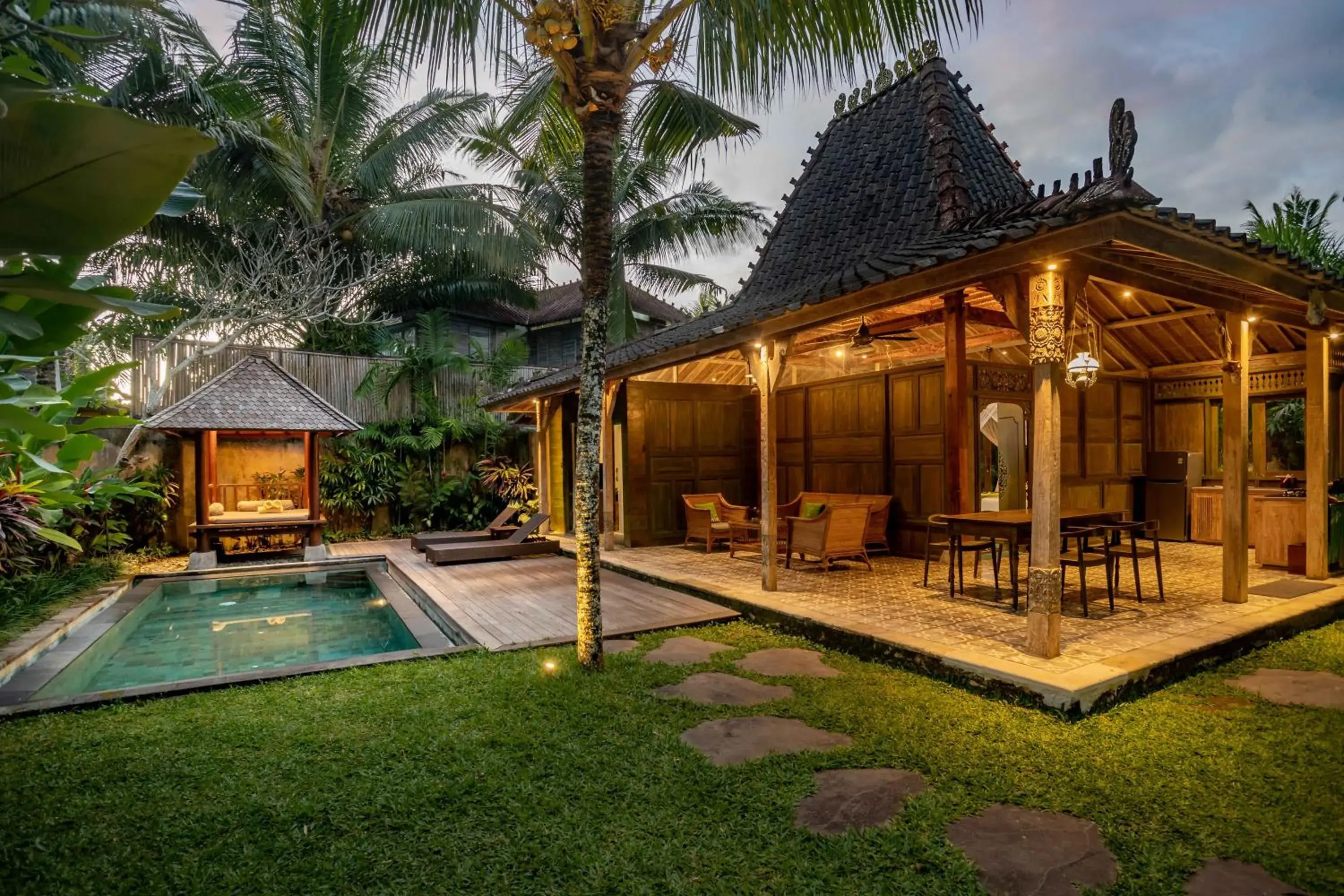 Natural landscape, Swimming Pool in Arya Villas Ubud