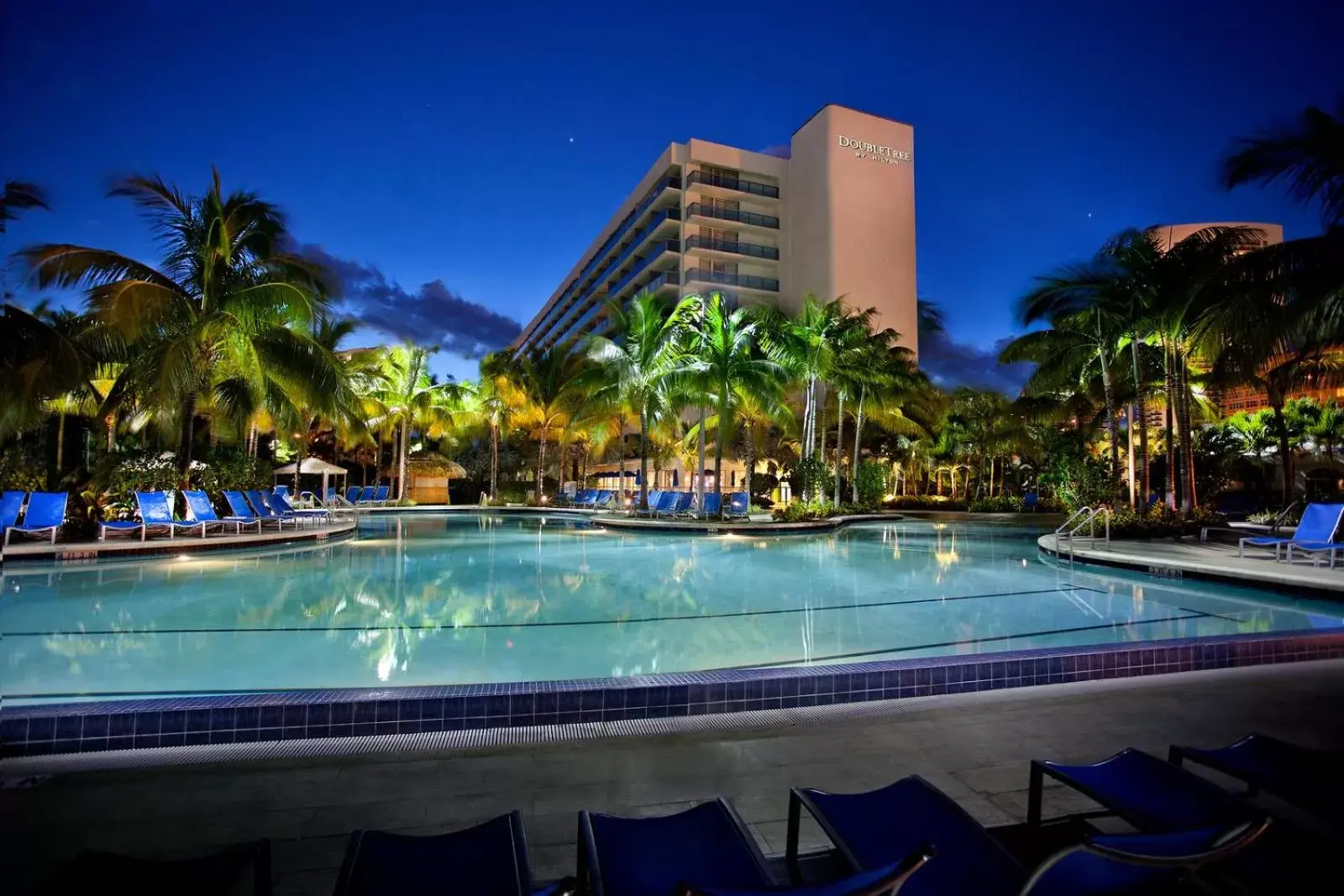 Property building, Swimming Pool in DoubleTree Resort Hollywood Beach