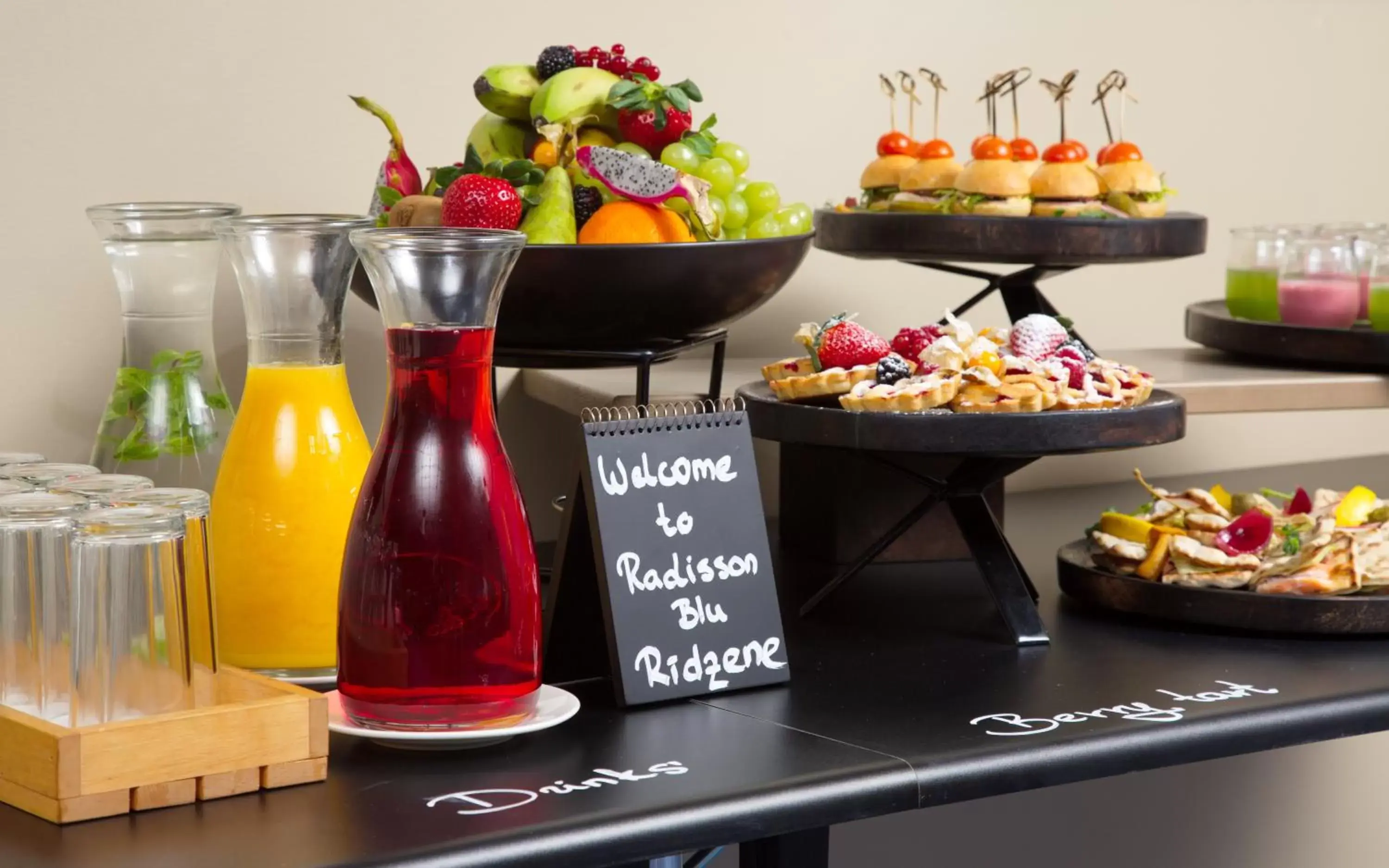 Food and drinks in Radisson Blu Ridzene Hotel, Riga