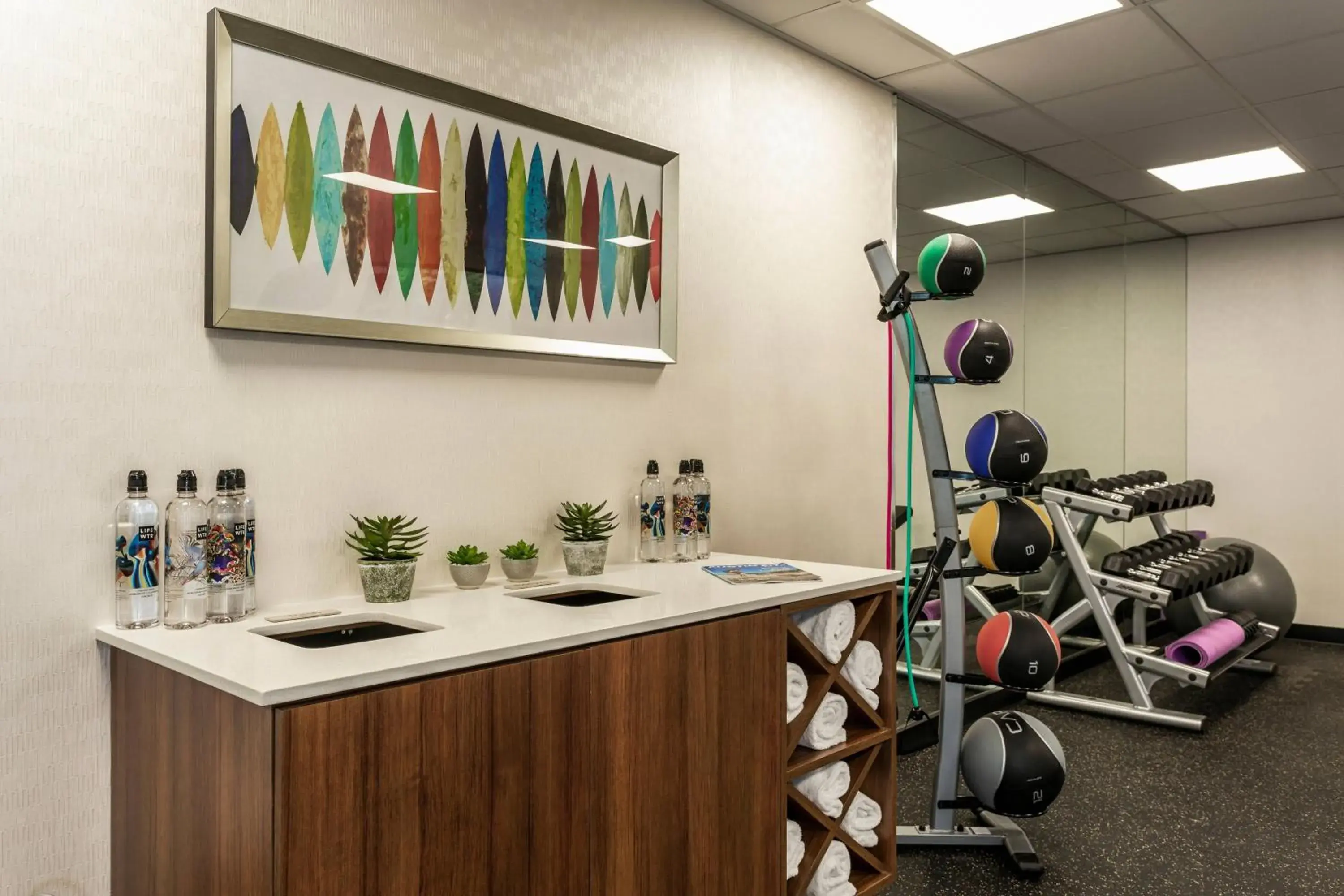 Fitness centre/facilities in SpringHill Suites by Marriott Austin The Domain Area