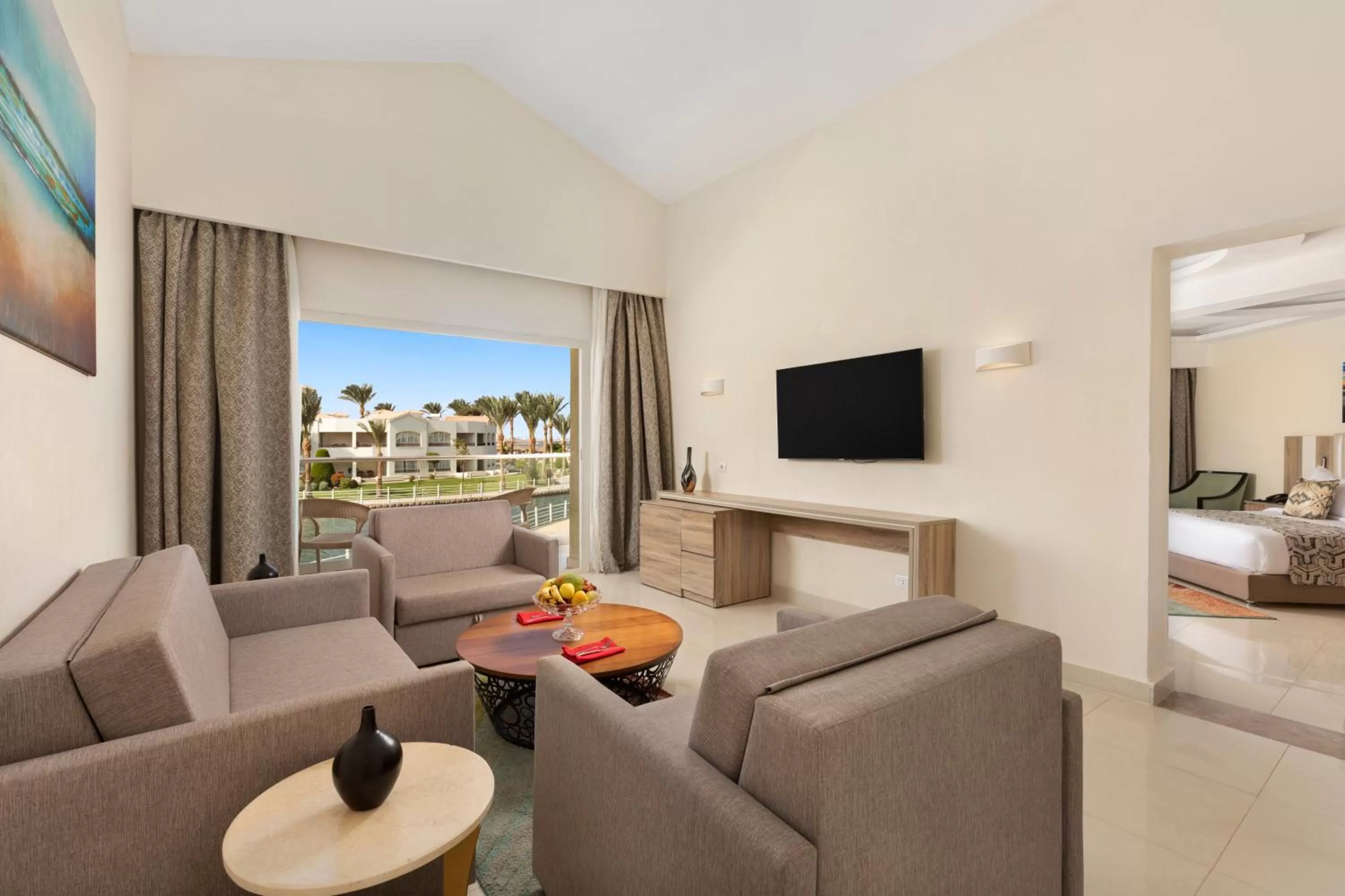 Living room in Pickalbatros Dana Beach Resort - Aqua Park