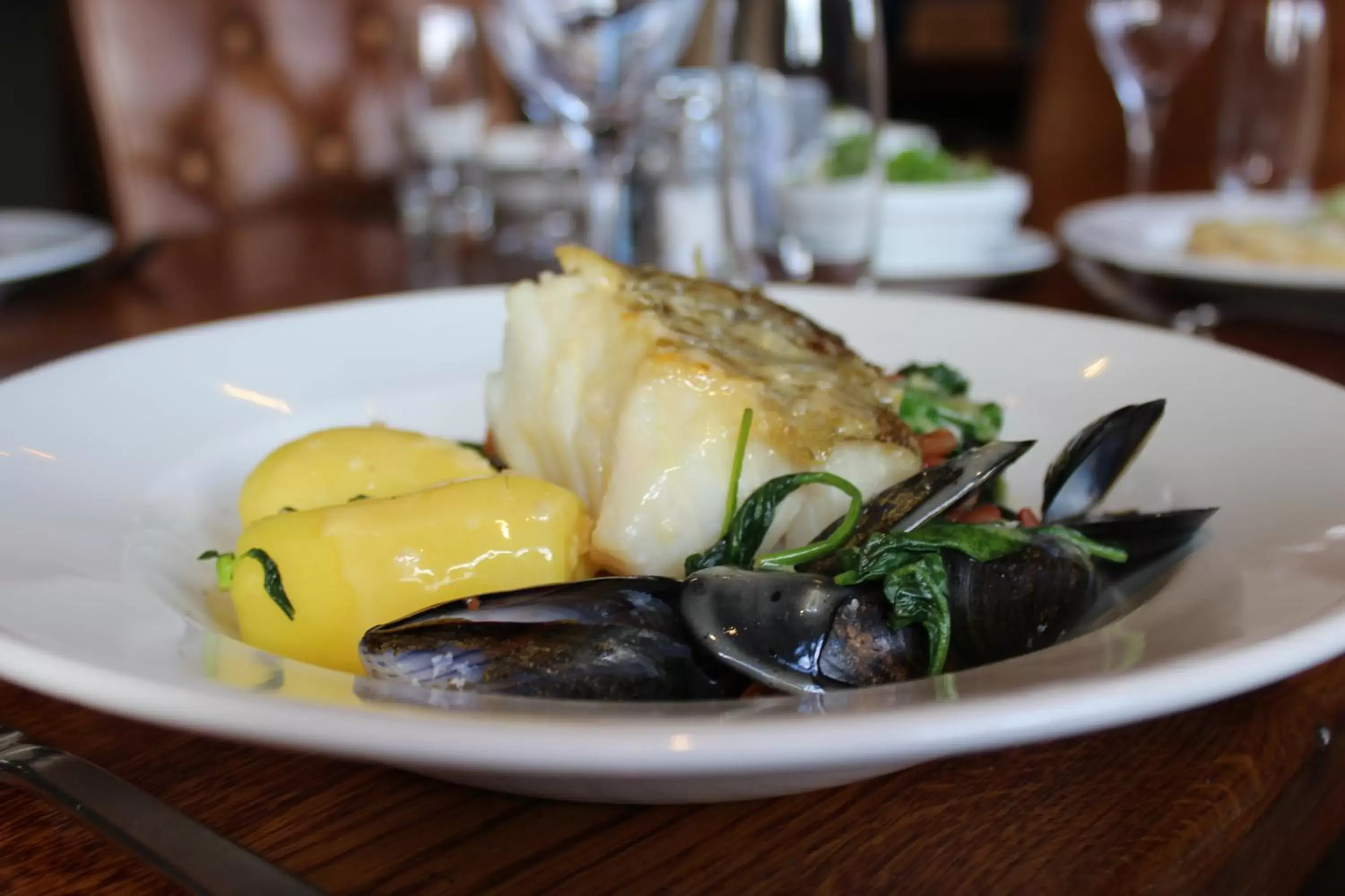 Food close-up in The Blue Bell at Arkendale