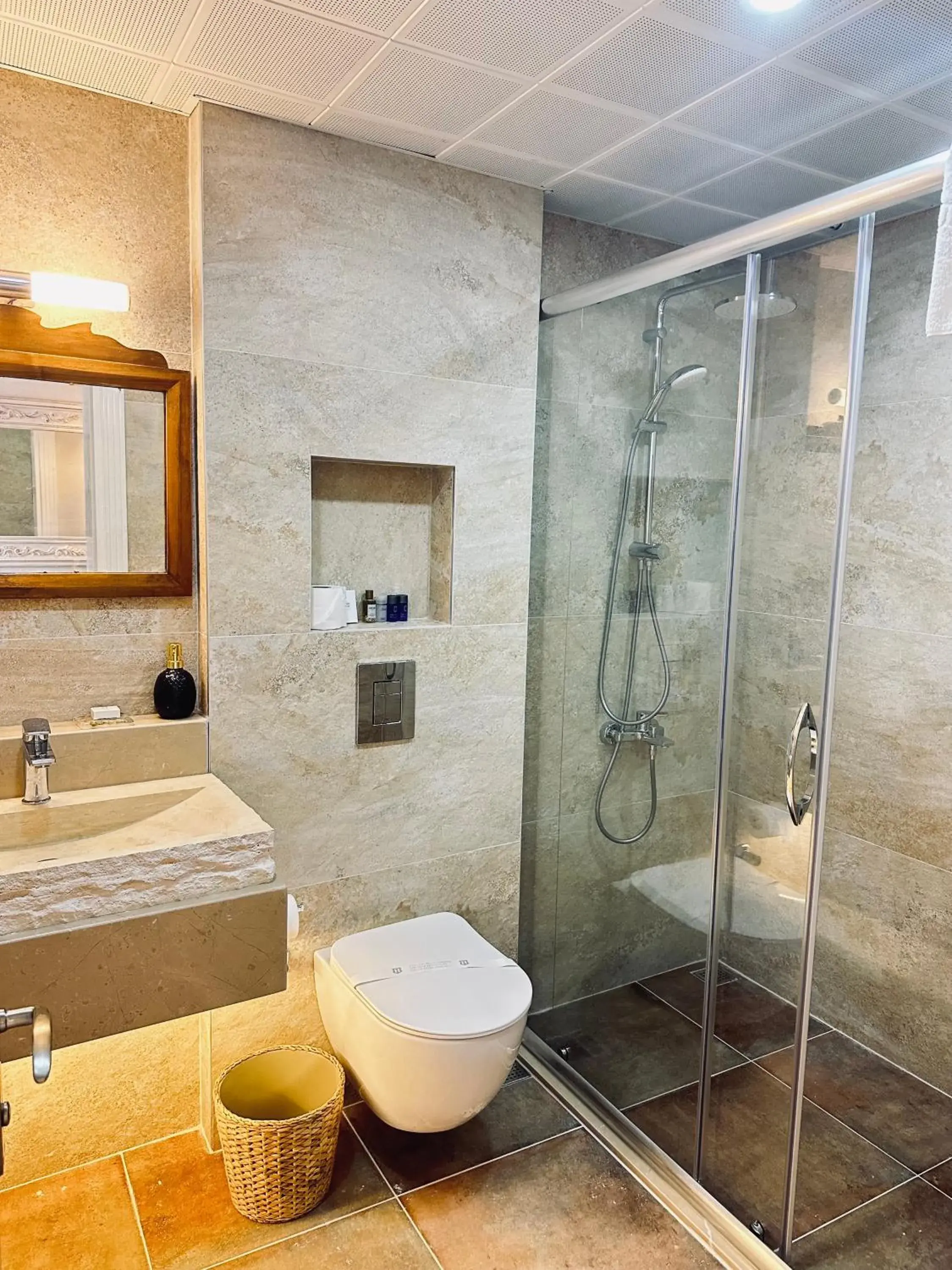 Shower, Bathroom in Lemon Villa Hotel - Adult Only