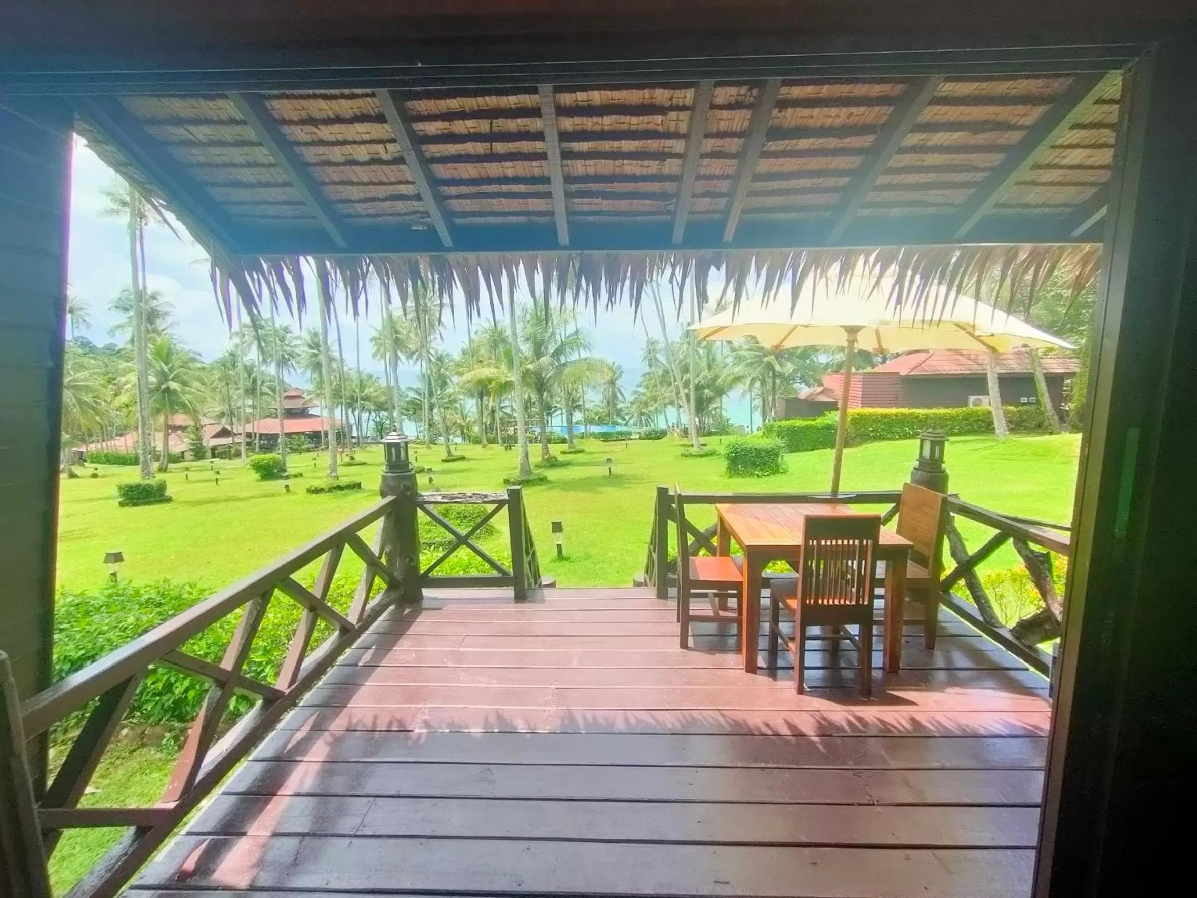 Patio in Koh Kood Beach Resort