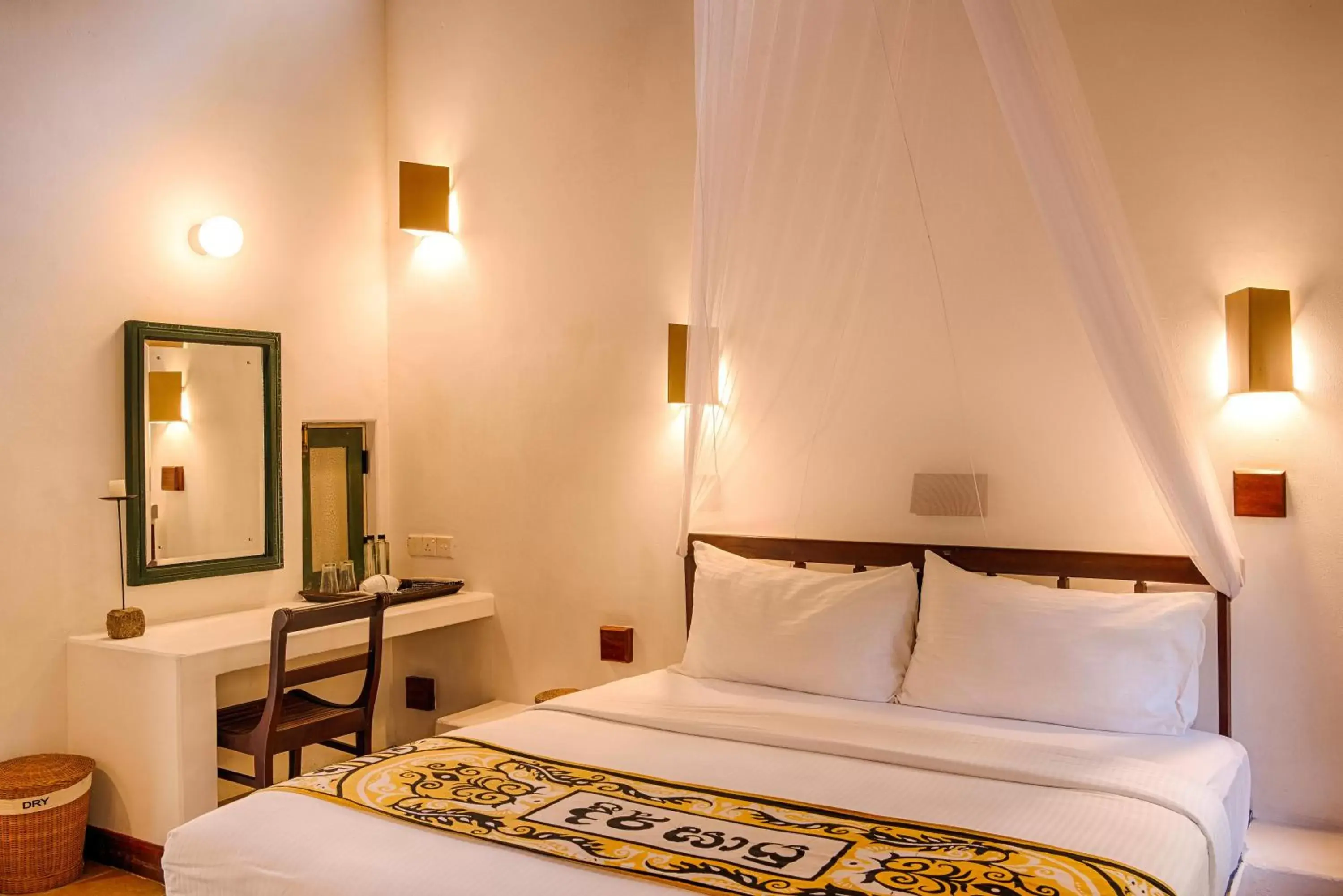 Seating area, Bed in Jetwing Ayurveda Pavilions Seating area, Bed in Jetwing Ayurveda Pavilions