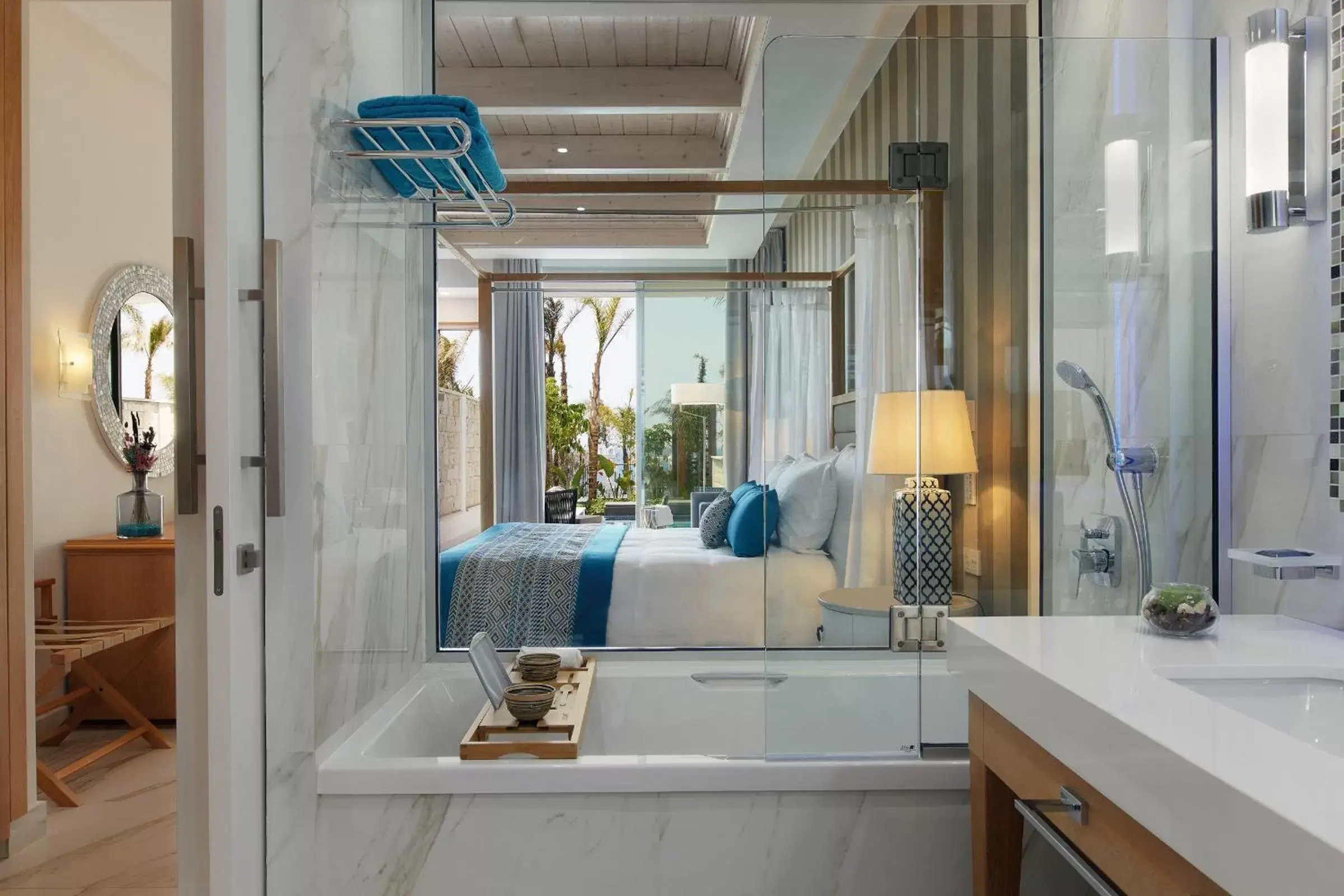 Bathroom, Kitchen/Kitchenette in Amavi, MadeForTwo Hotels - Paphos