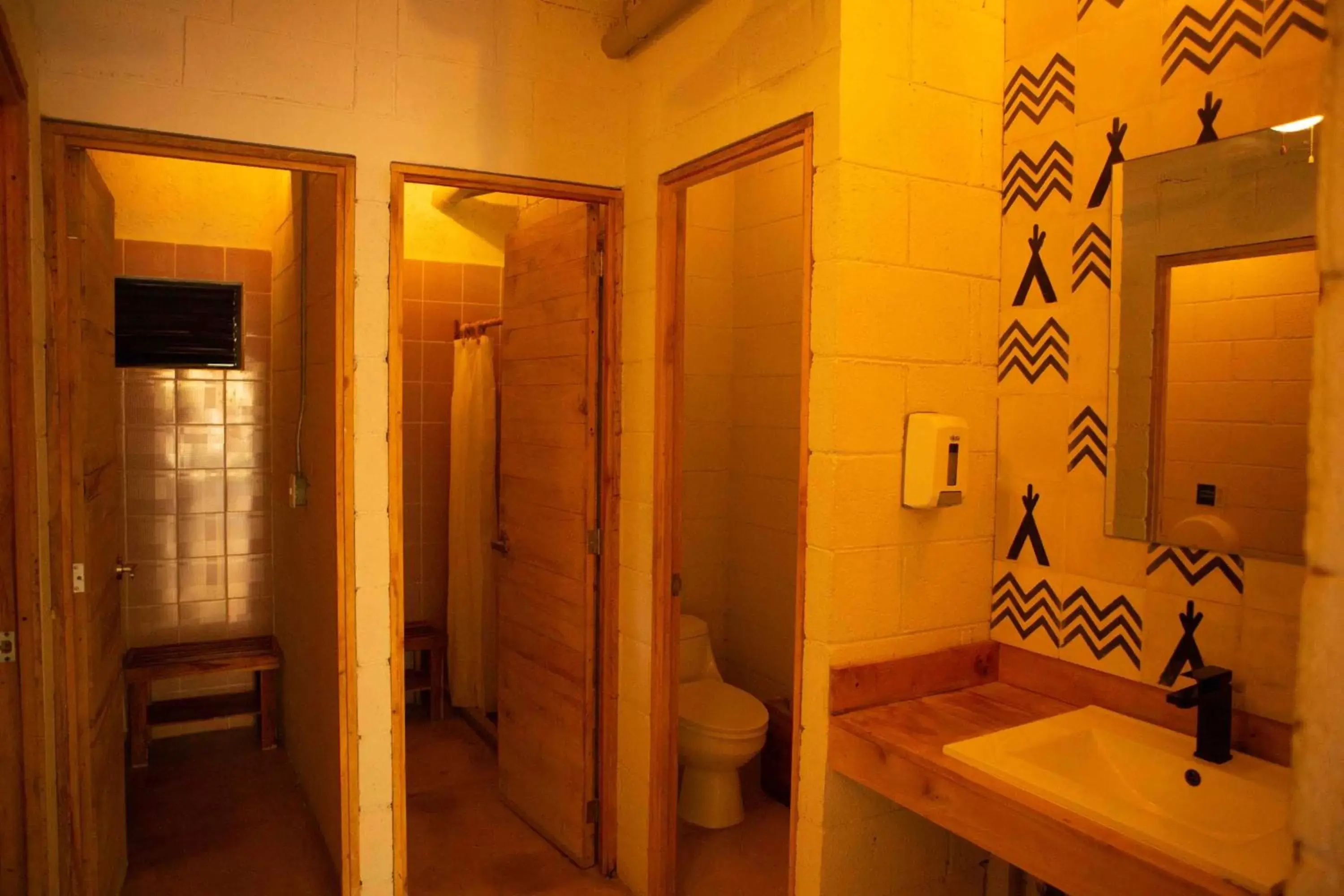 Bathroom in Nomads Hotel, Hostel & Beachclub