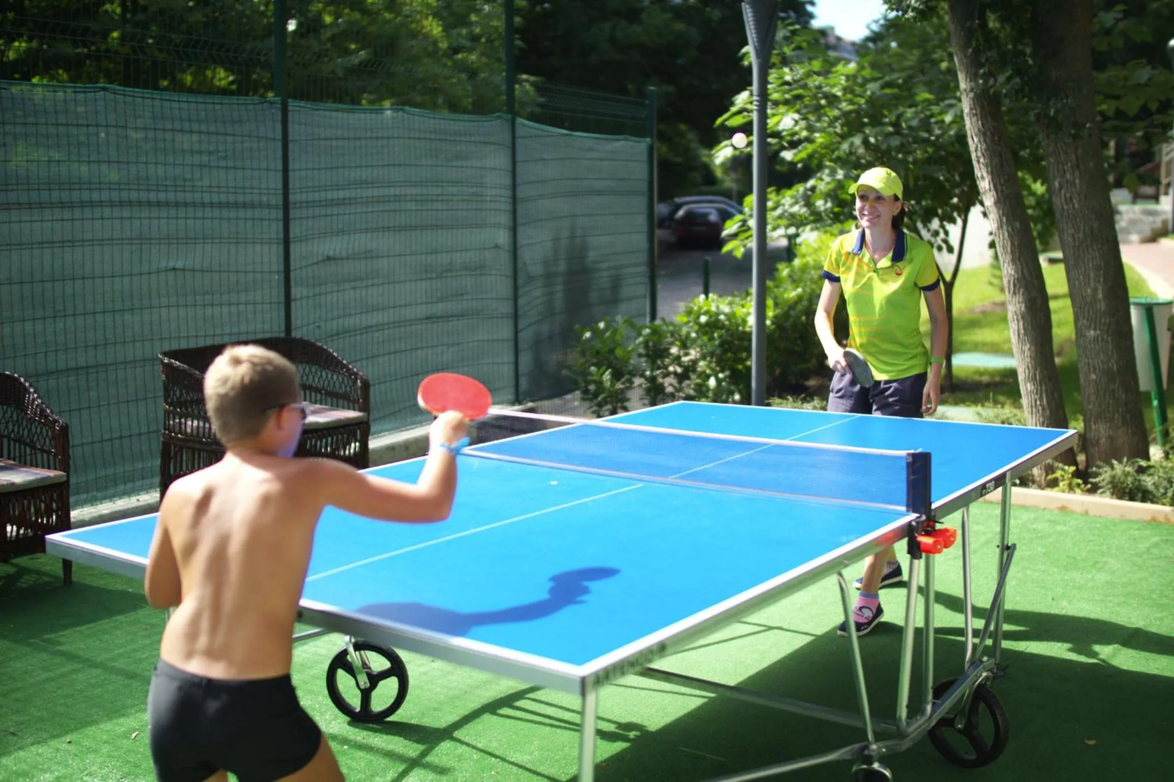 Table tennis in Kristal Hotel - All inclusive - Fully renovated rooms 2025