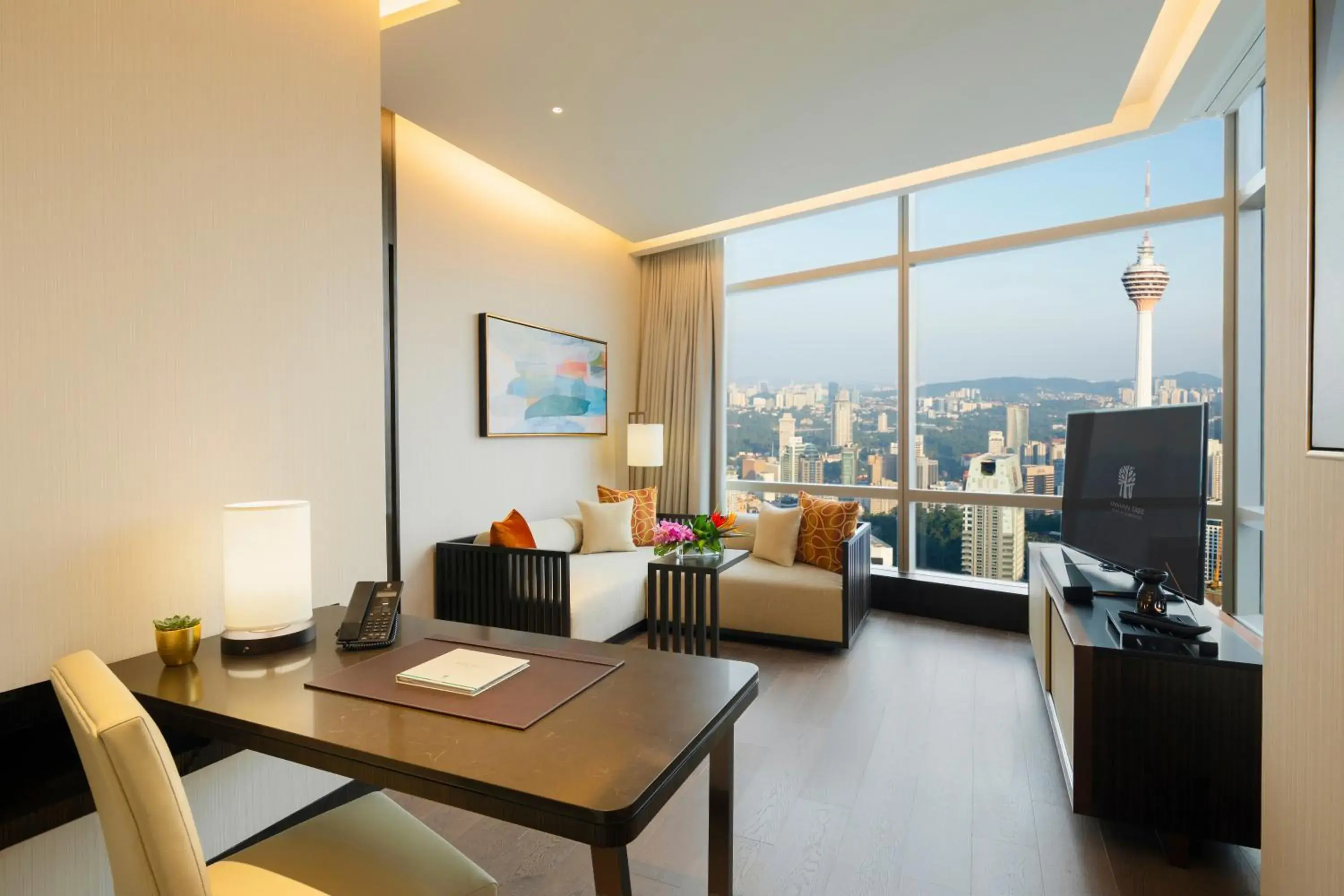 Living room in Banyan Tree Kuala Lumpur