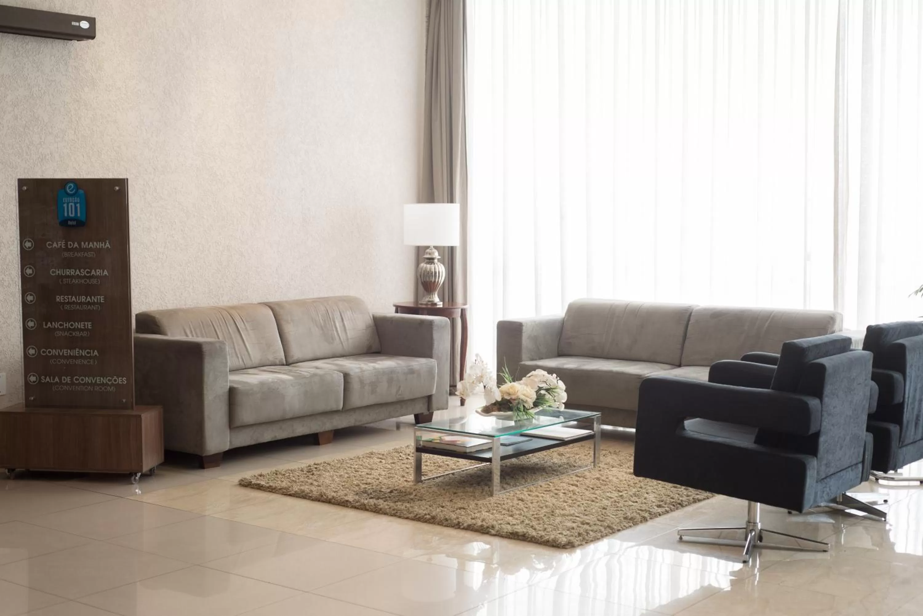 Living room in Hotel Estação 101 - Itajaí