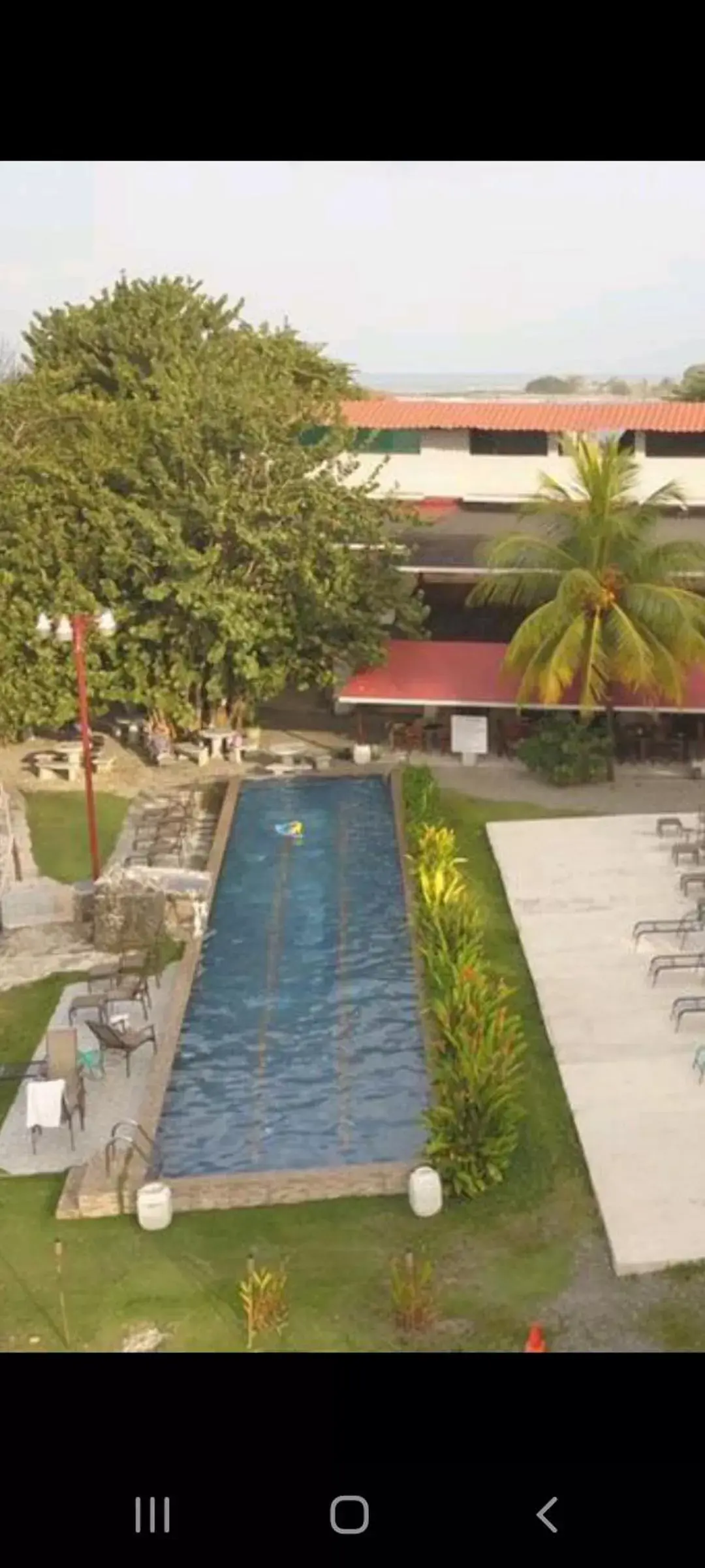 Pool View in Hotel la Cueva Limon