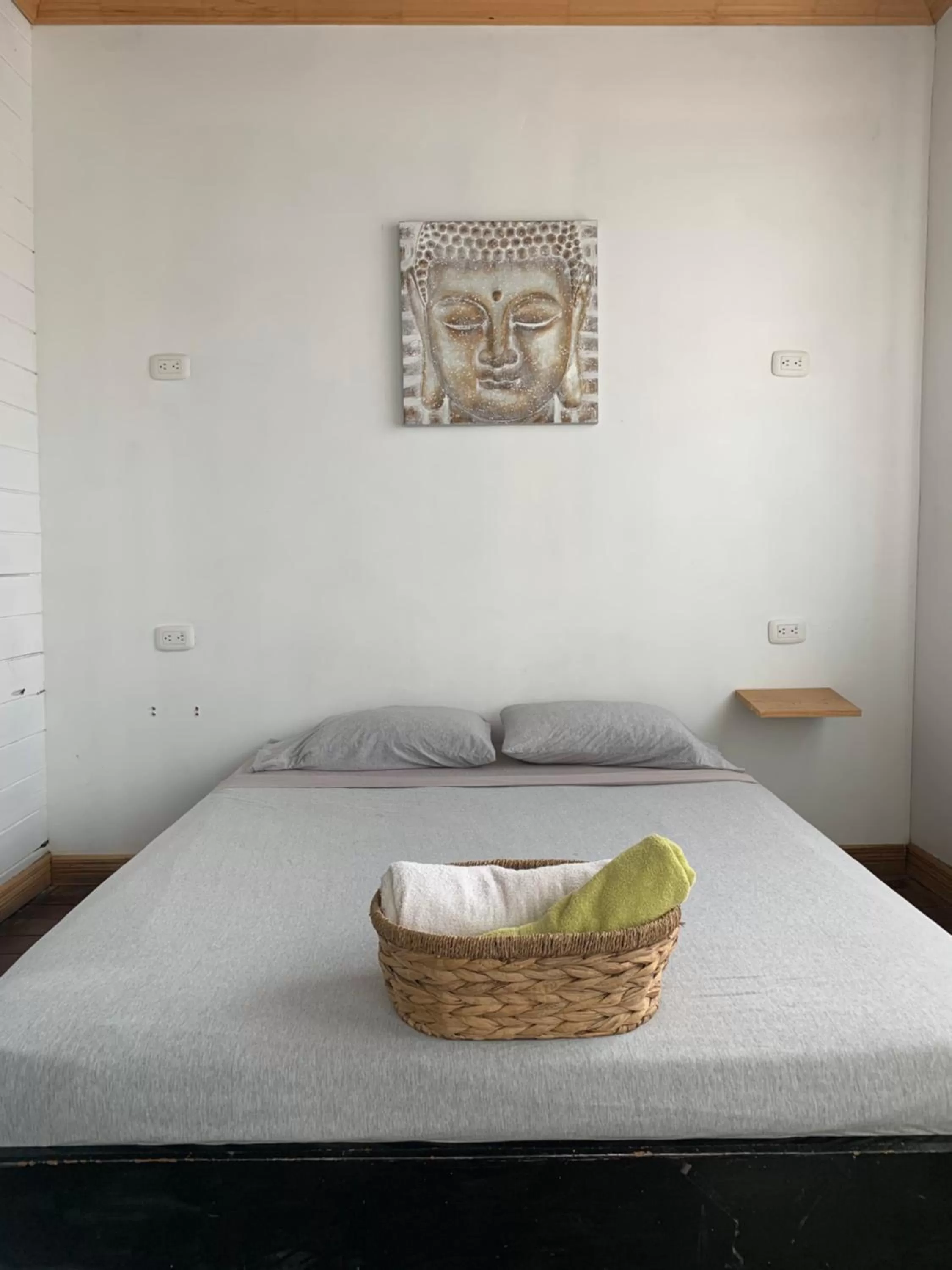 Toilet, Bed in Hotel Cortez Azul