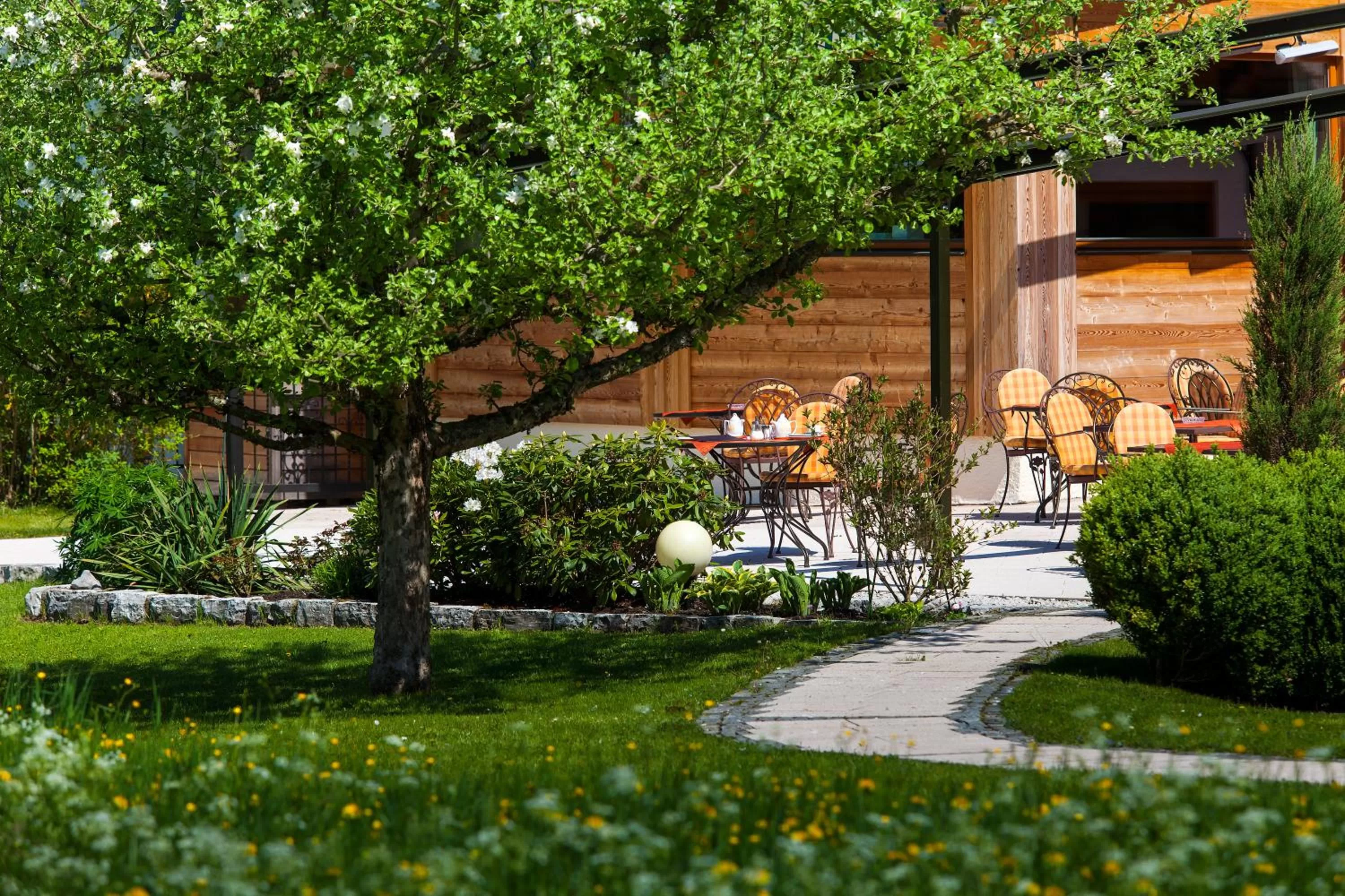 Balcony/Terrace in Alm- & Wellnesshotel Alpenhof