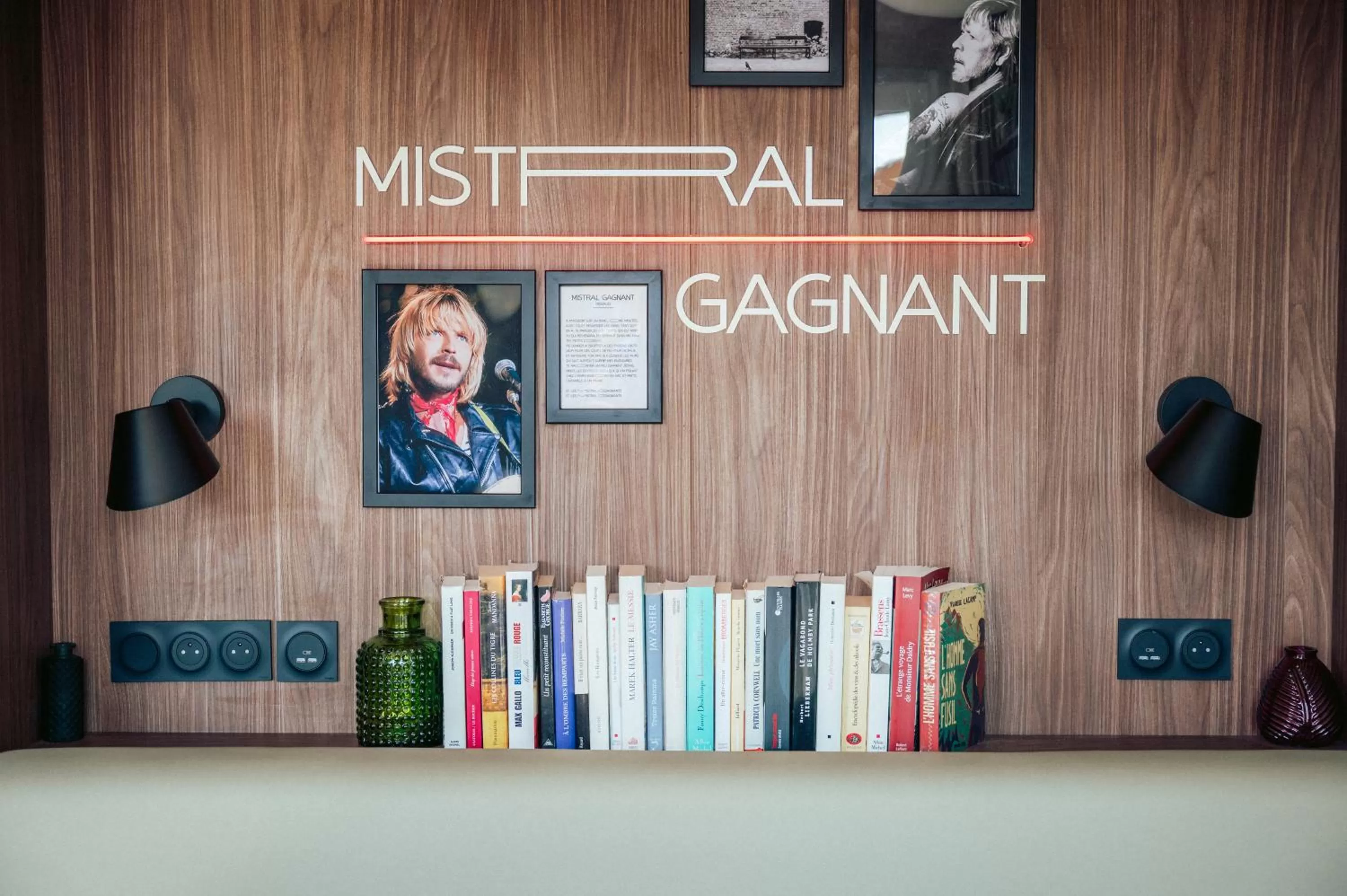 Library in JOST Hotel Montpellier Centre St Roch