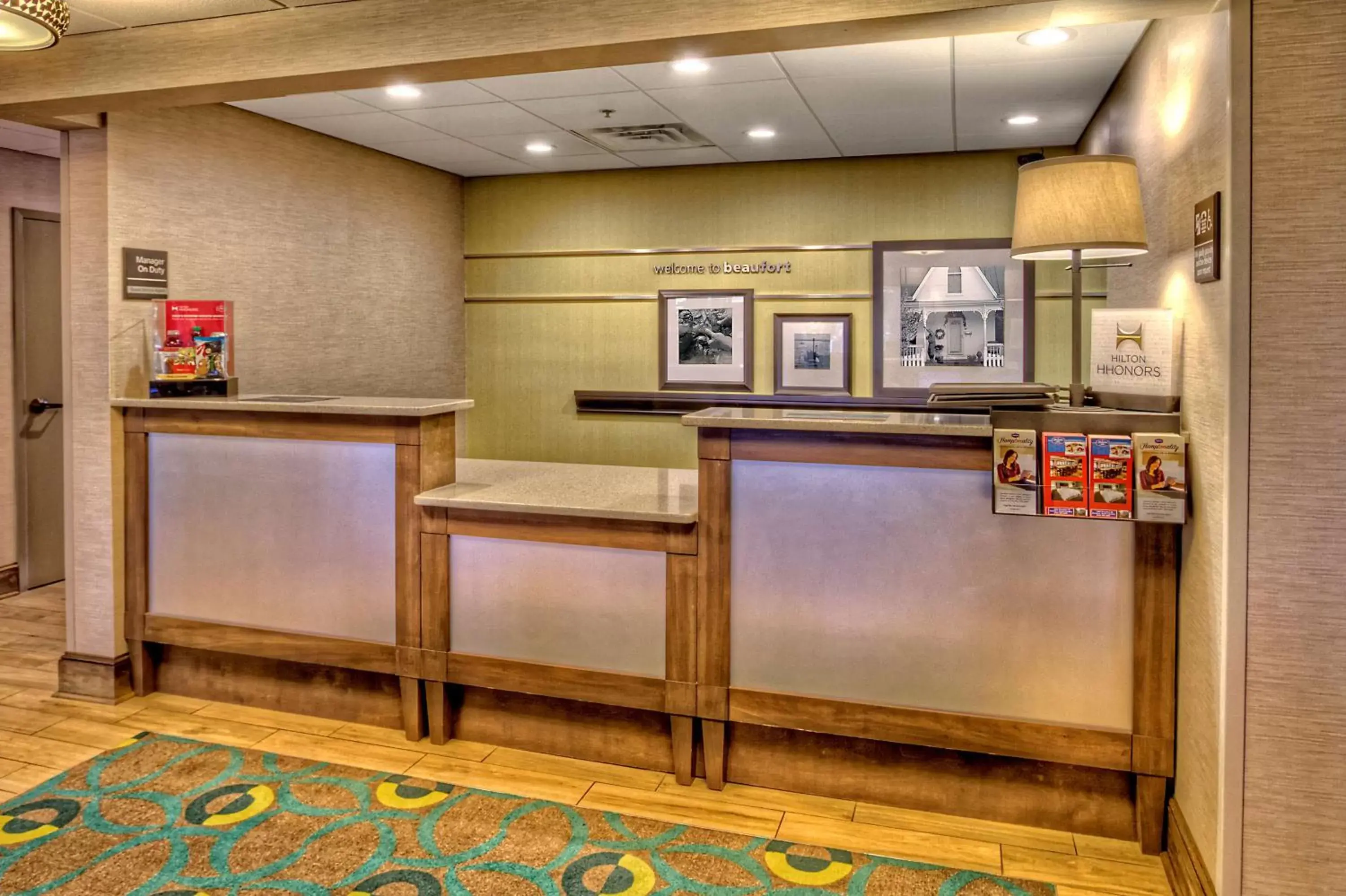 Lobby or reception in Hampton Inn Beaufort Lobby or reception in Hampton Inn Beaufort