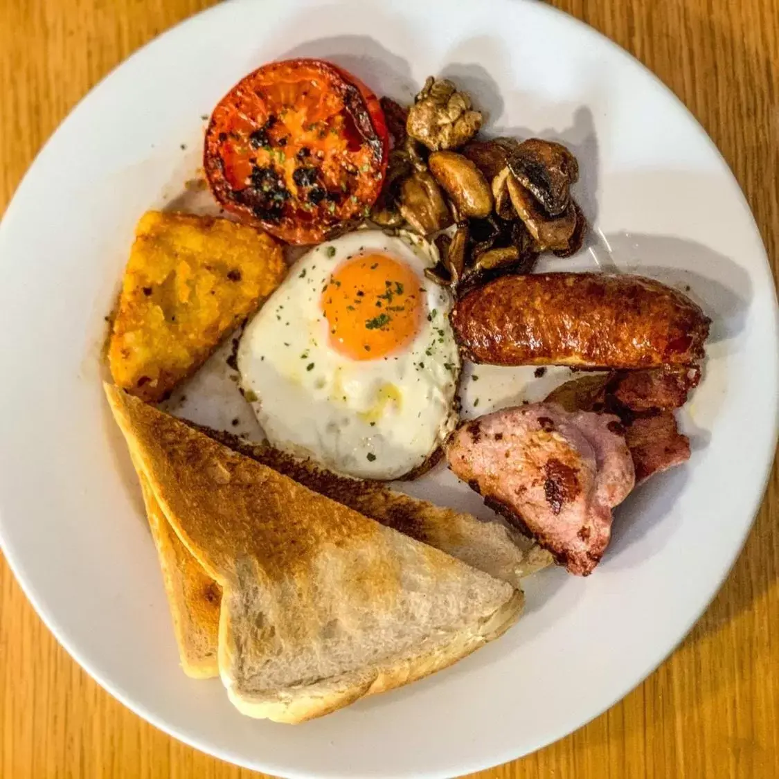 English/Irish breakfast, Food in The Vestry