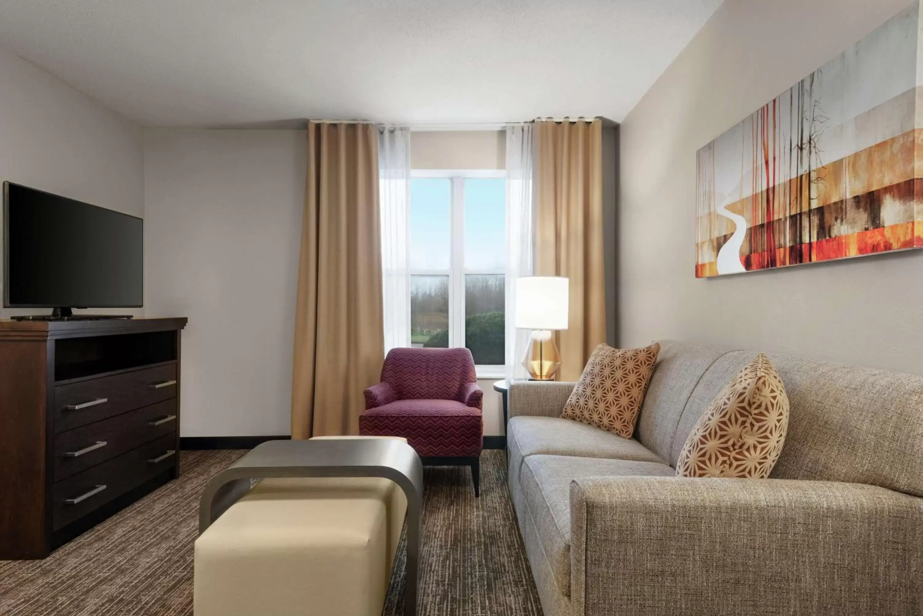 Living room in Homewood Suites Rochester-Henrietta Living room in Homewood Suites Rochester-Henrietta