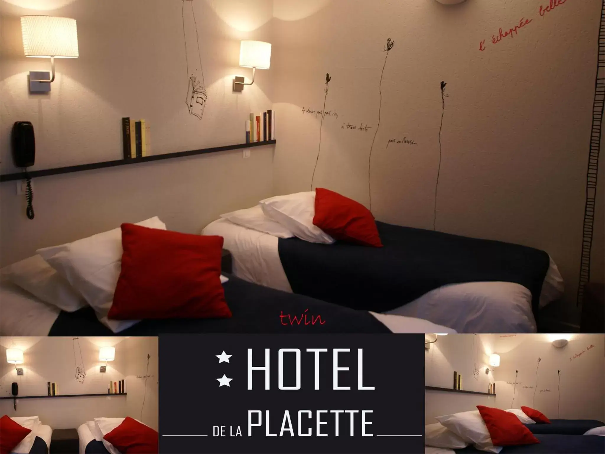 Other, Bed in Hotel de la Placette Barcelonnette