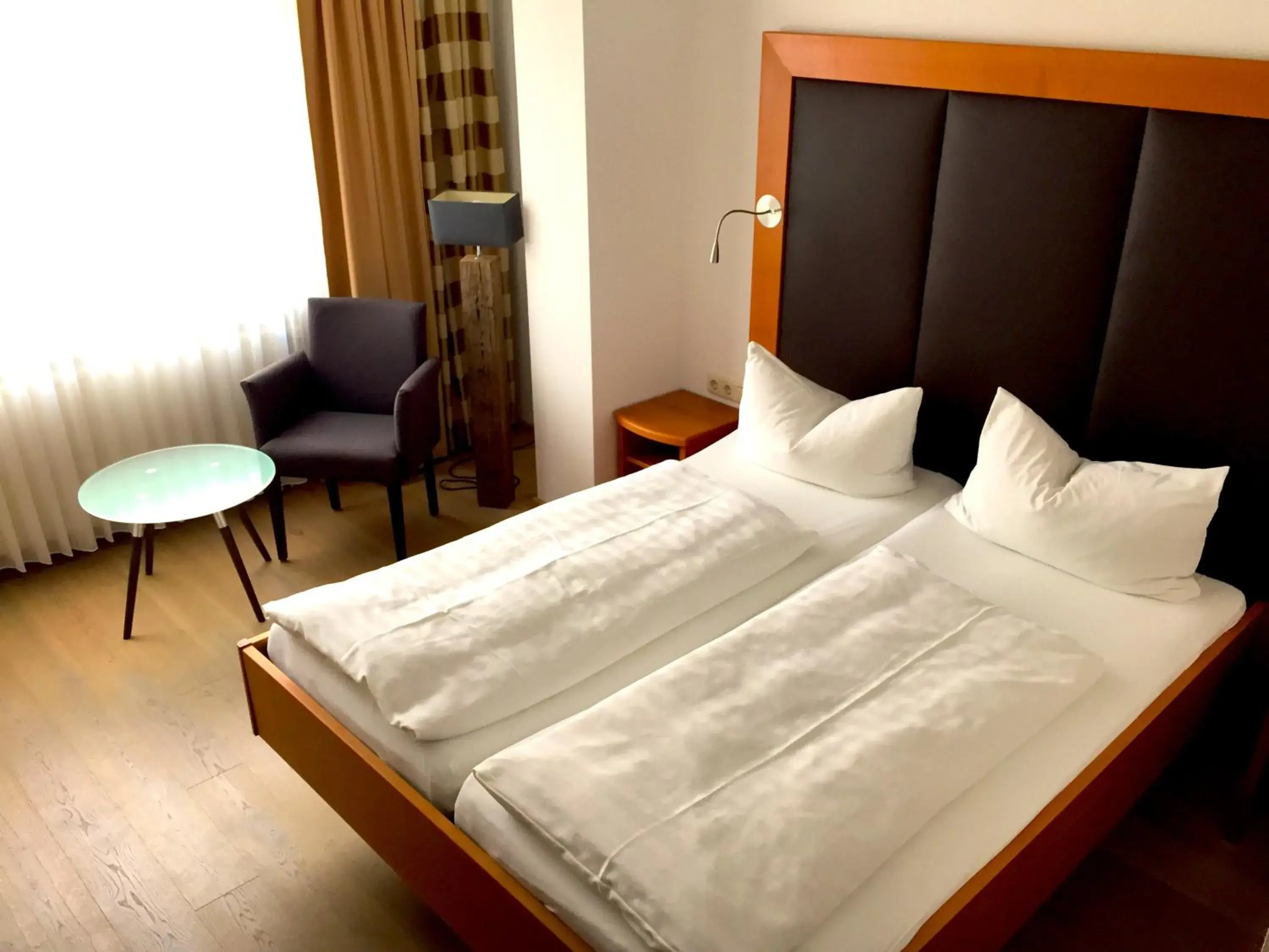 Photo of the whole room, Bed in Hotel Zur Schönen Aussicht